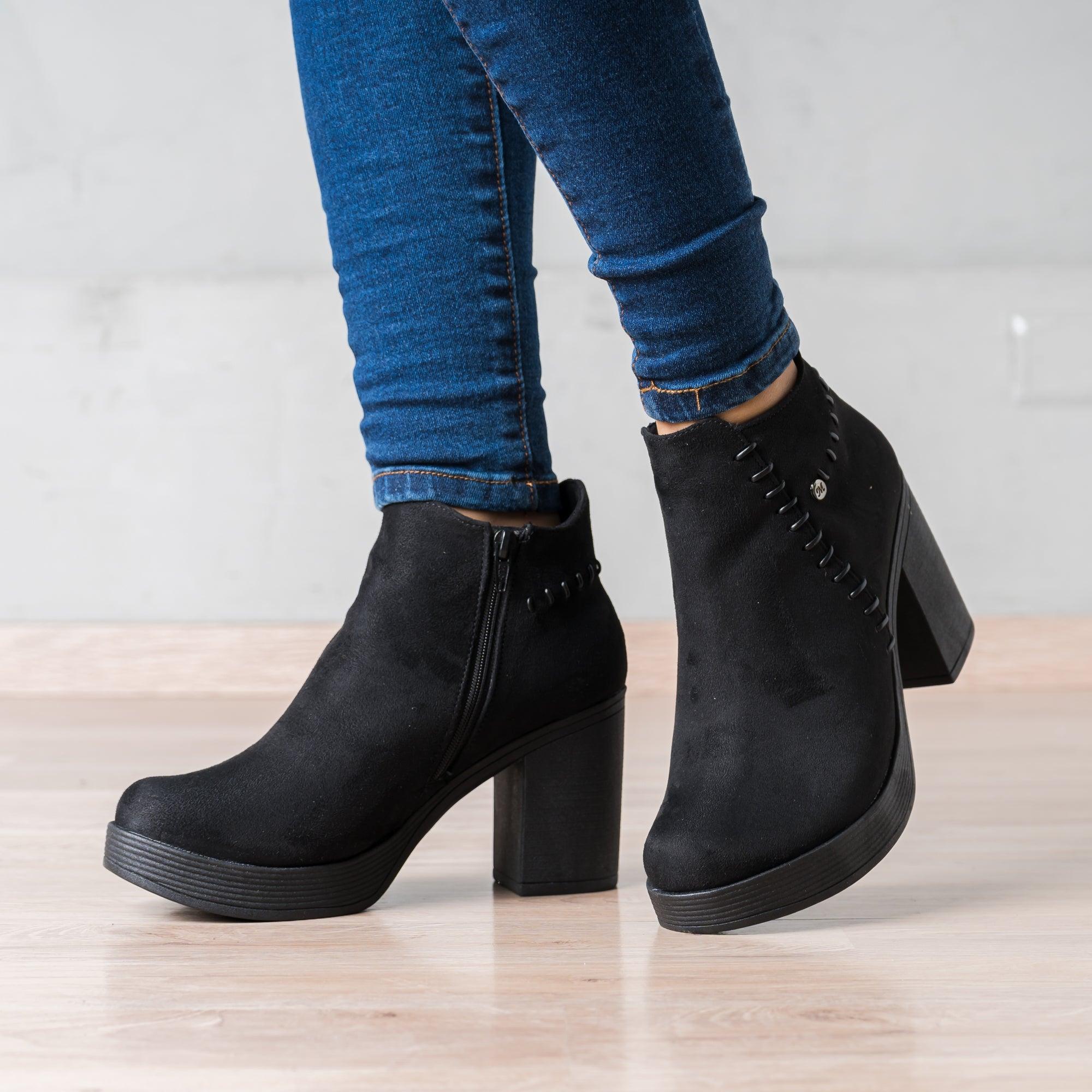 BOTINES MUJER SLOVA NEGRO - 1