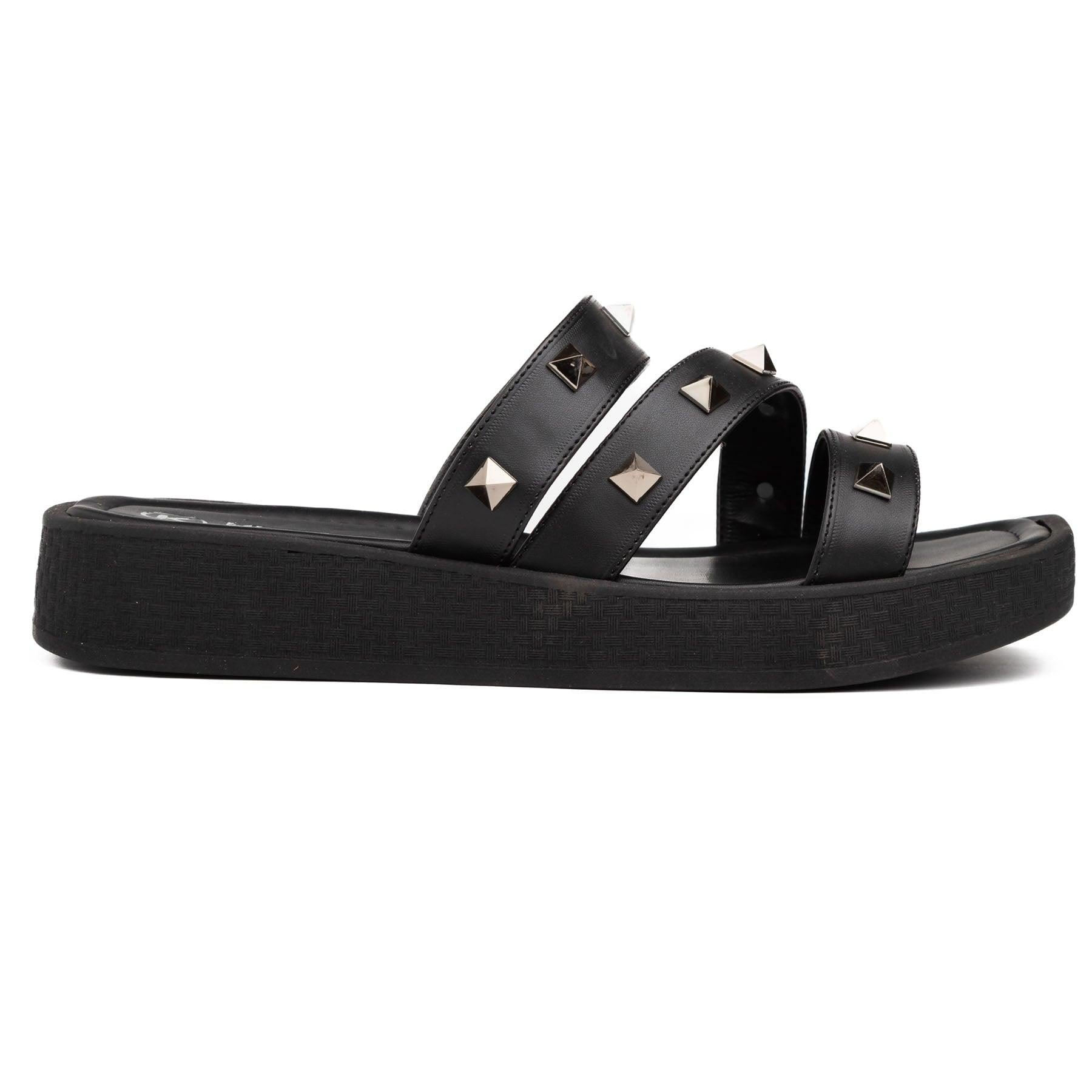 SANDALIAS CASUALES MUJER MONZA NEGRO - 2