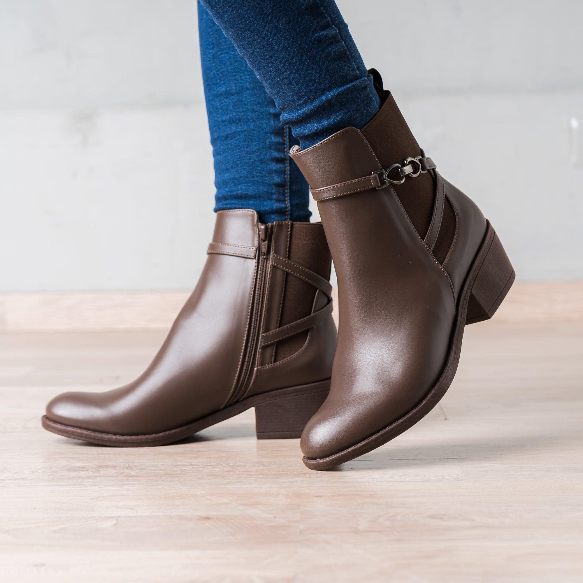 BOTINES MUJER RAZTER 2.0 MARRÓN - 1