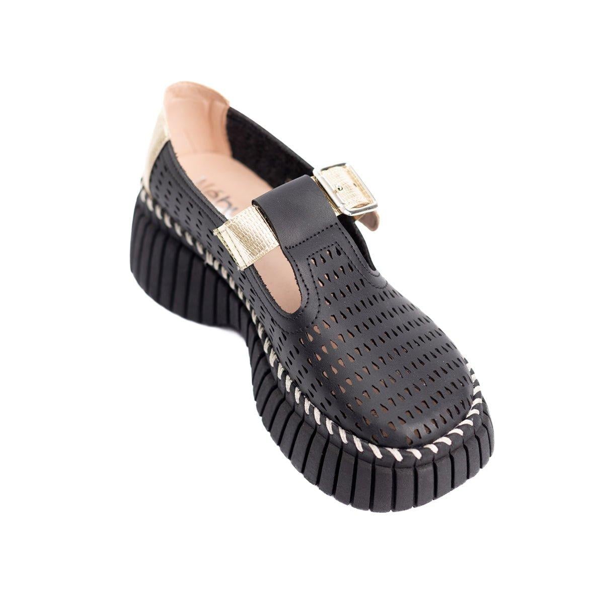 SANDALIAS CASUALES MUJER VESTY NEGRO - 4