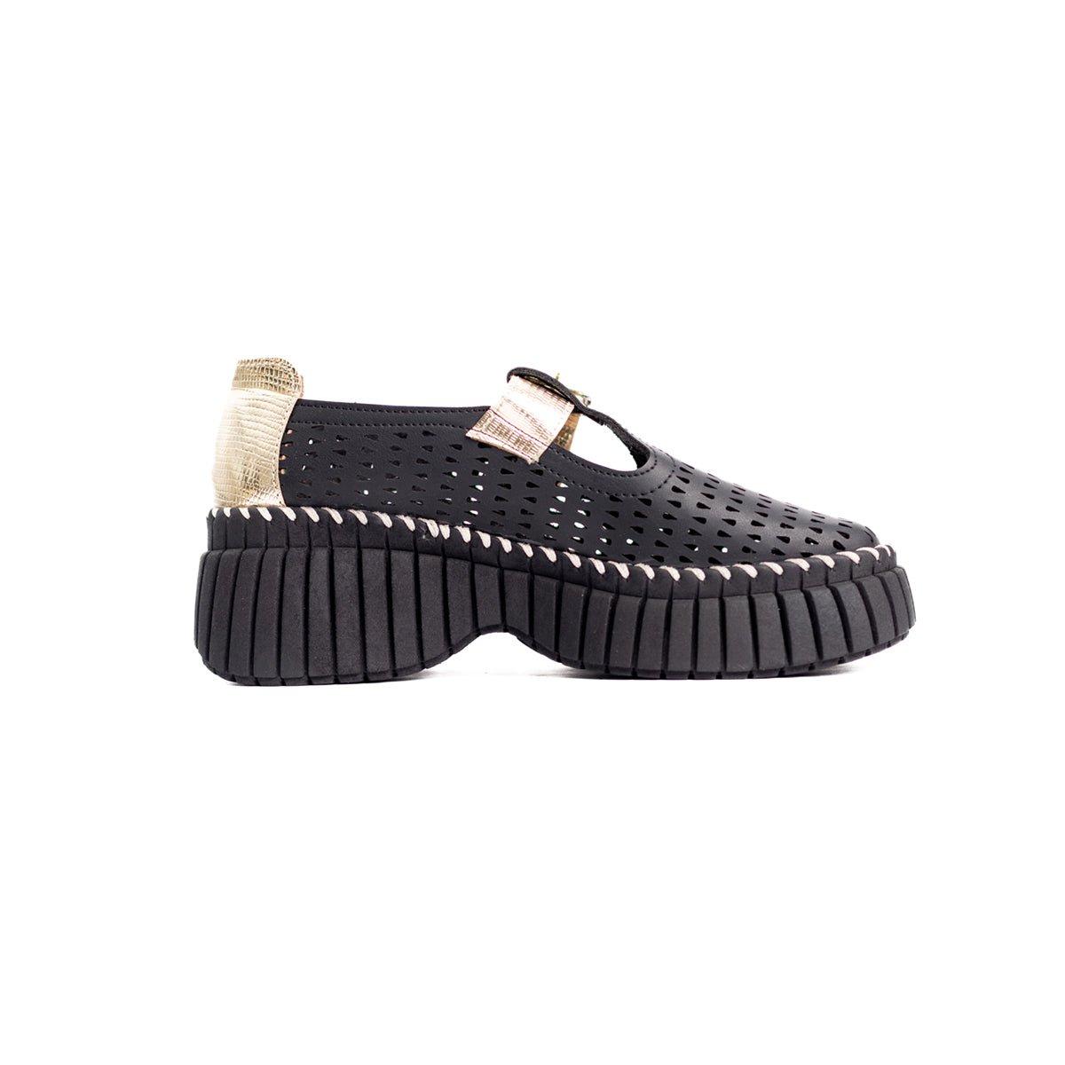 SANDALIAS CASUALES MUJER VESTY NEGRO - 5