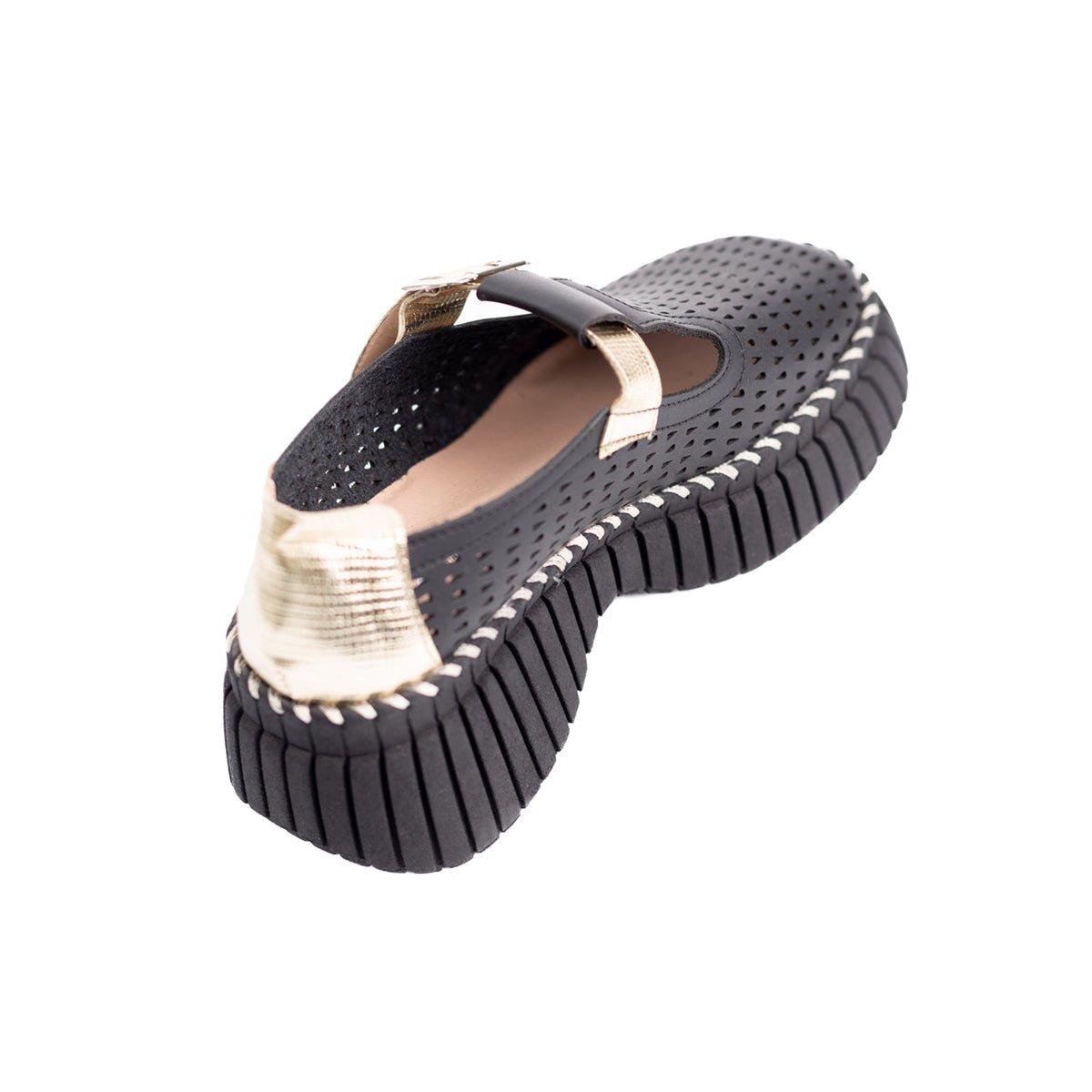 SANDALIAS CASUALES MUJER VESTY NEGRO - 6