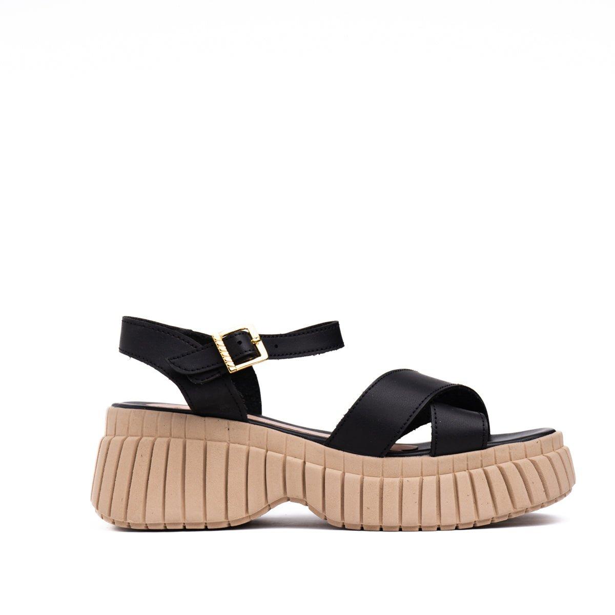 SANDALIAS CASUALES MUJER AMBERTH NEGRO - 4
