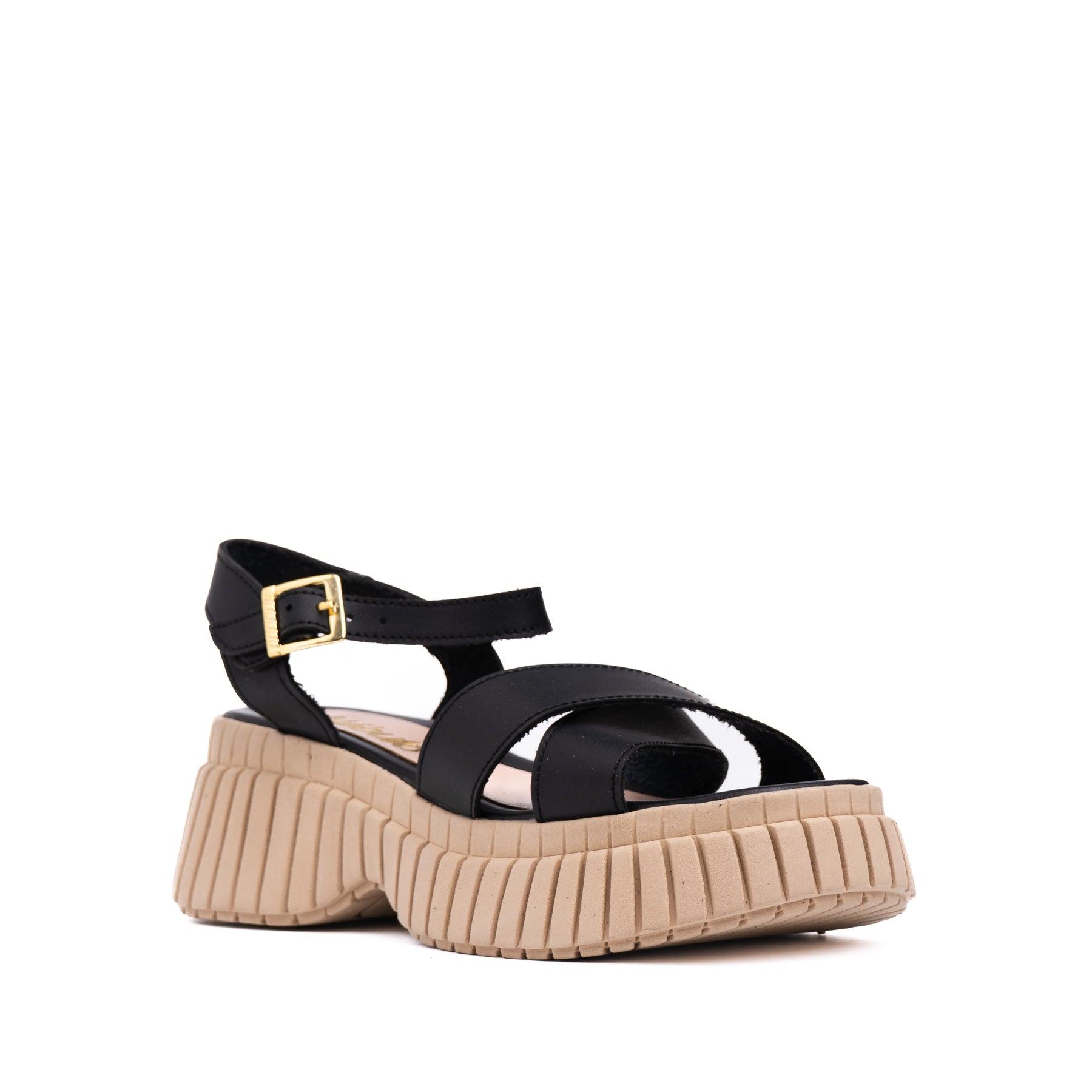 SANDALIAS CASUALES MUJER AMBERTH NEGRO - 5