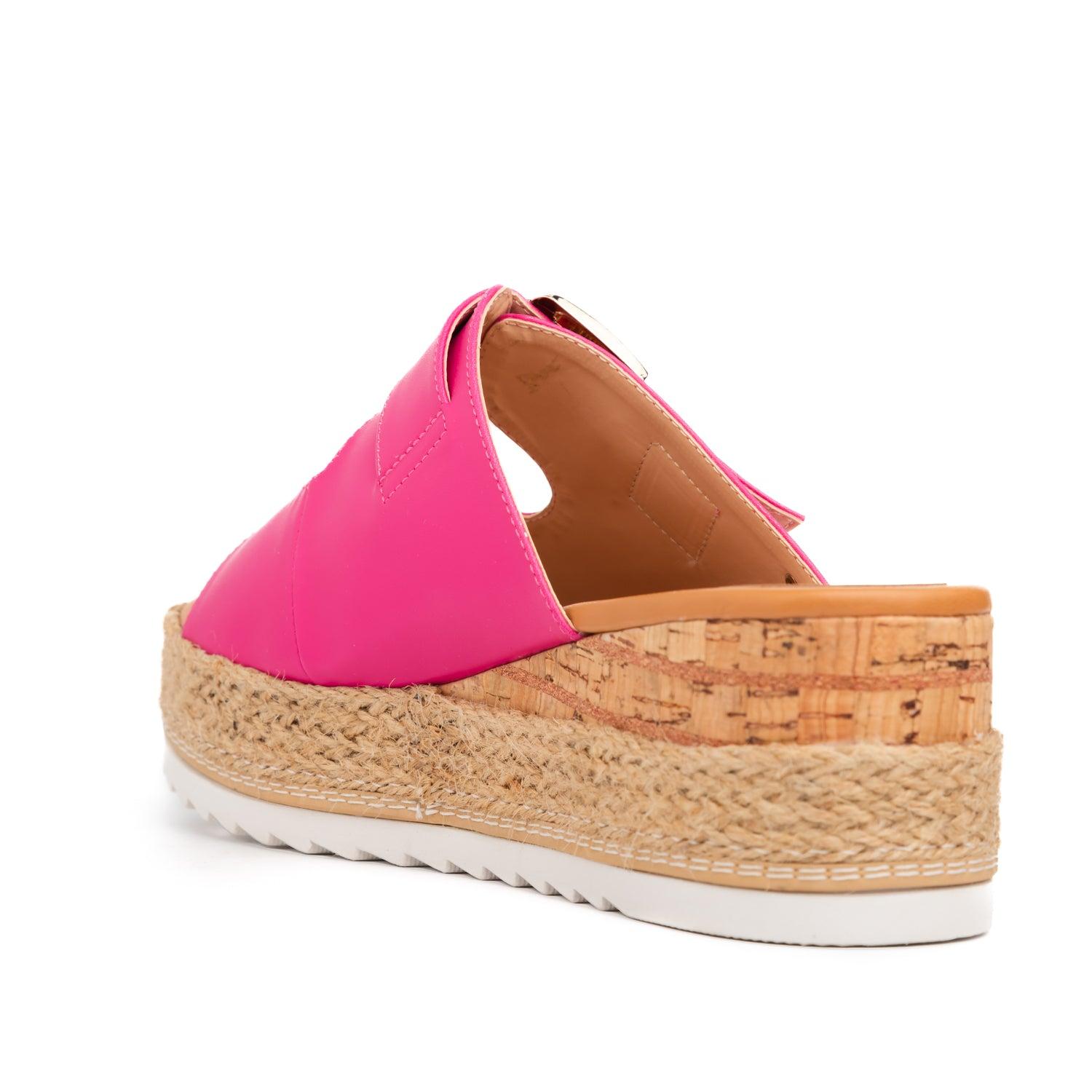 SANDALIAS CASUALES MUJER SERENA FUCSIA - 4