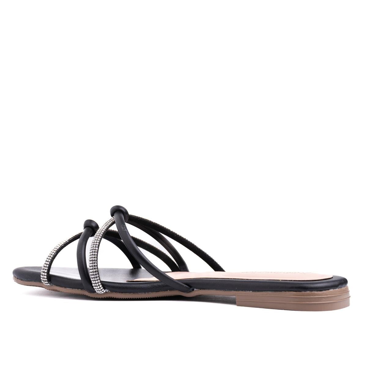 SANDALIAS CASUALES MUJER OANA NEGRO - 6