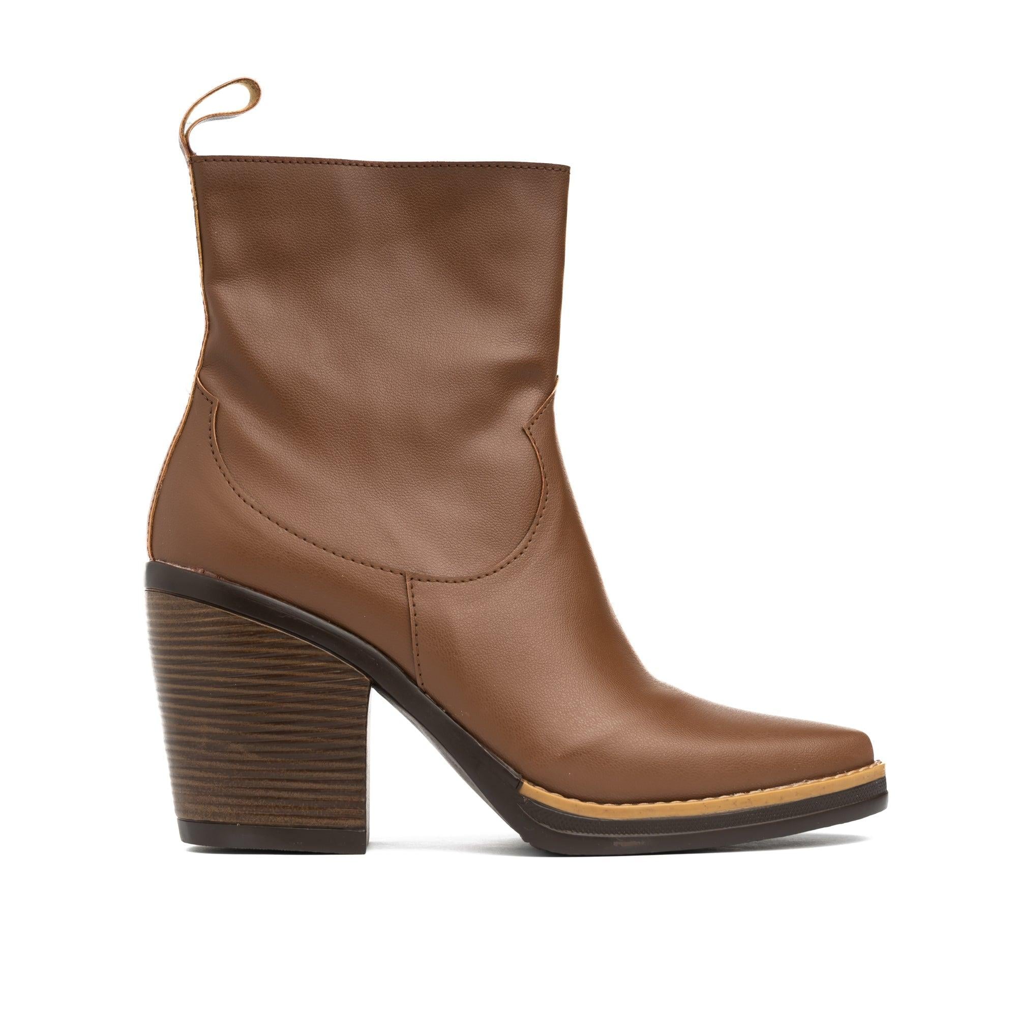 BOTAS MUJER ZTEICY MARRÓN - 4