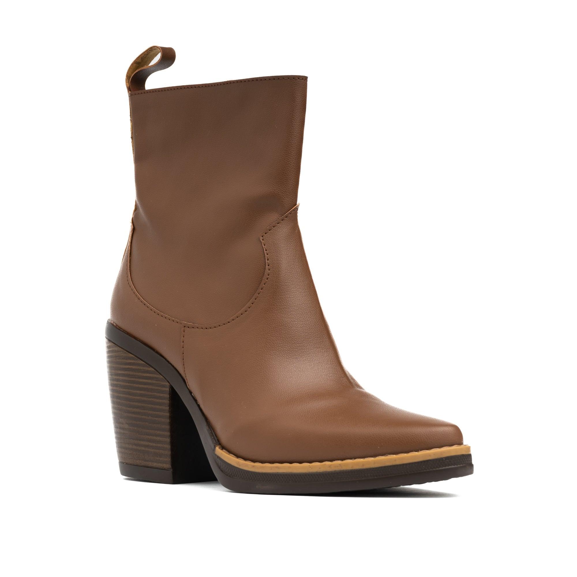 BOTAS MUJER ZTEICY MARRÓN - 5