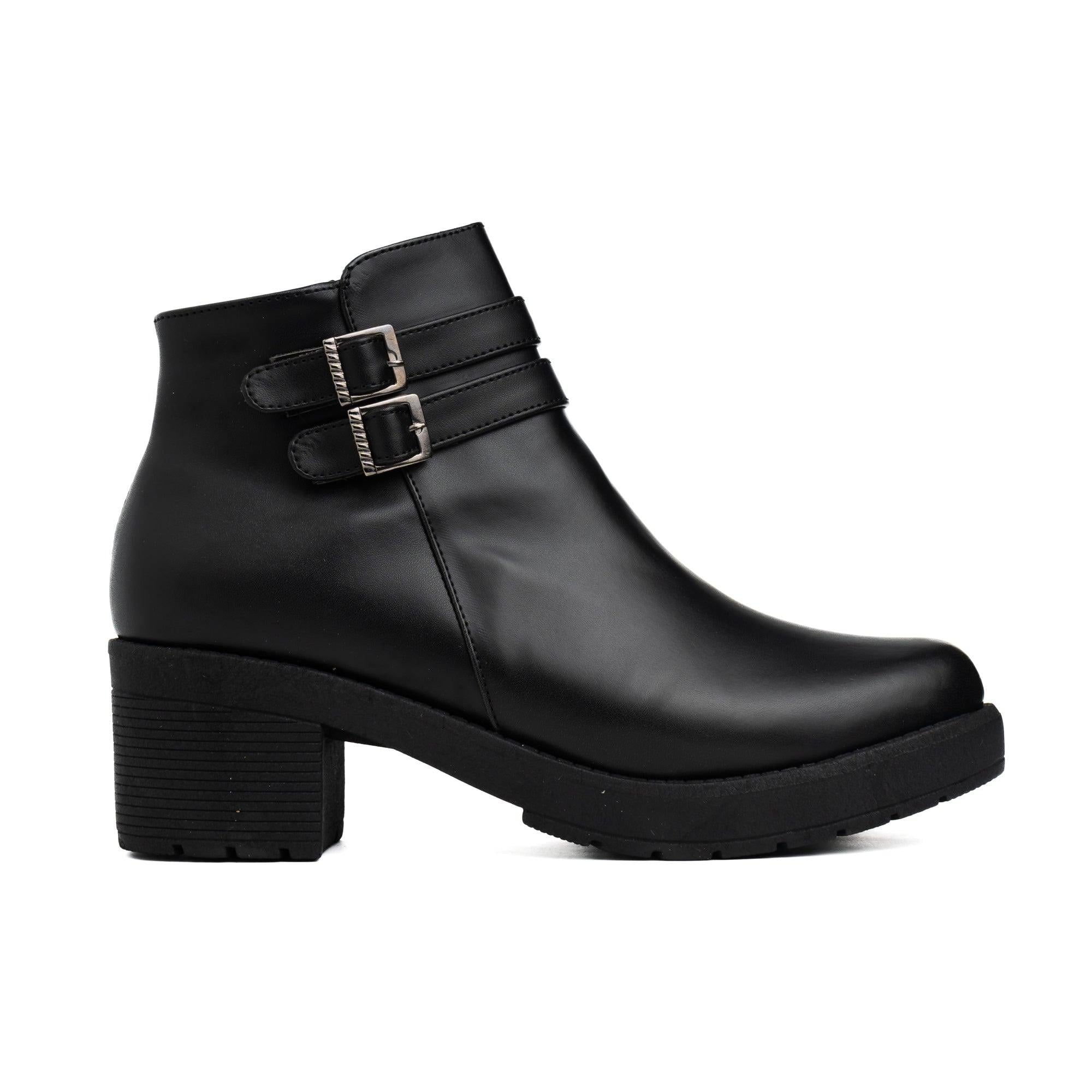 BOTIN MUJER FURRY NEGRO 2 - 4