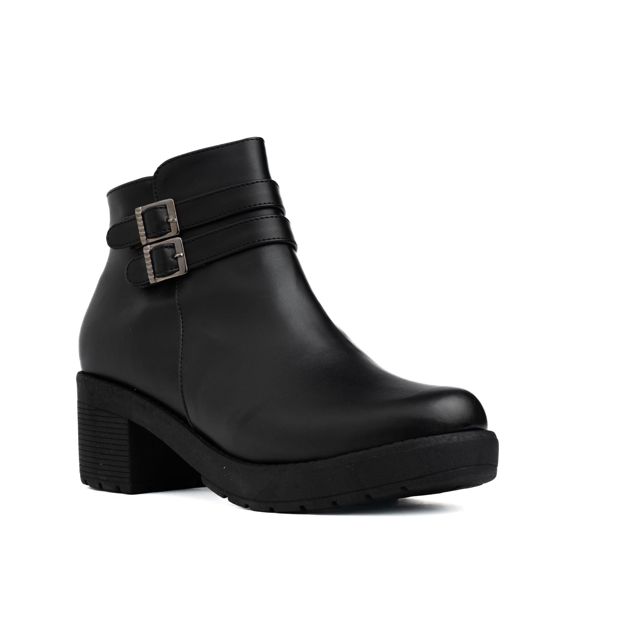 BOTIN MUJER FURRY NEGRO 2 - 5