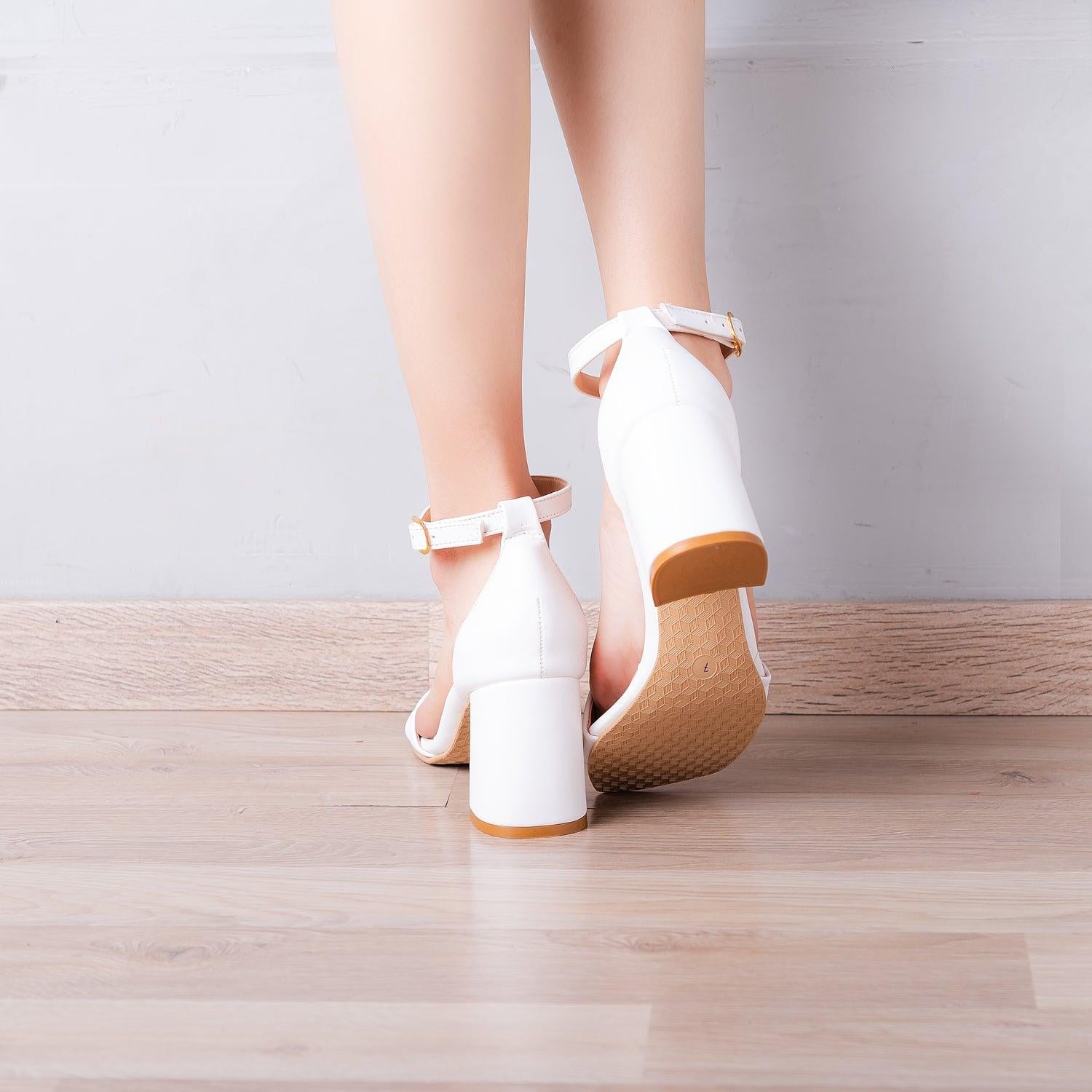 SANDALIAS DE VESTIR MUJER VARELA BLANCO - 3