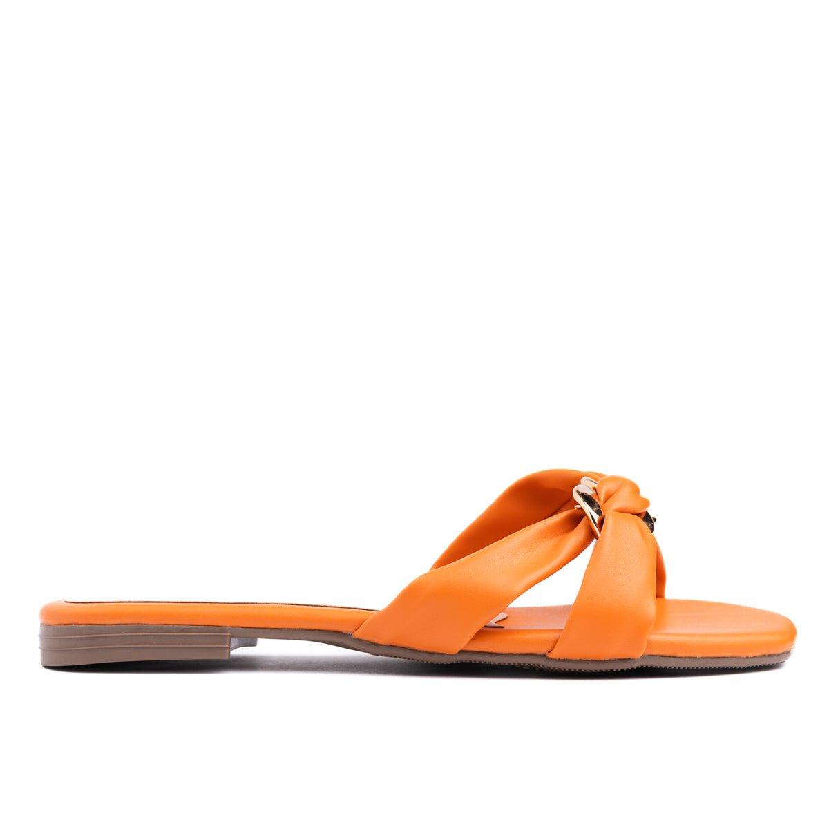 SANDALIAS CASUALES MUJER COSMINA ANARANJADO - 4