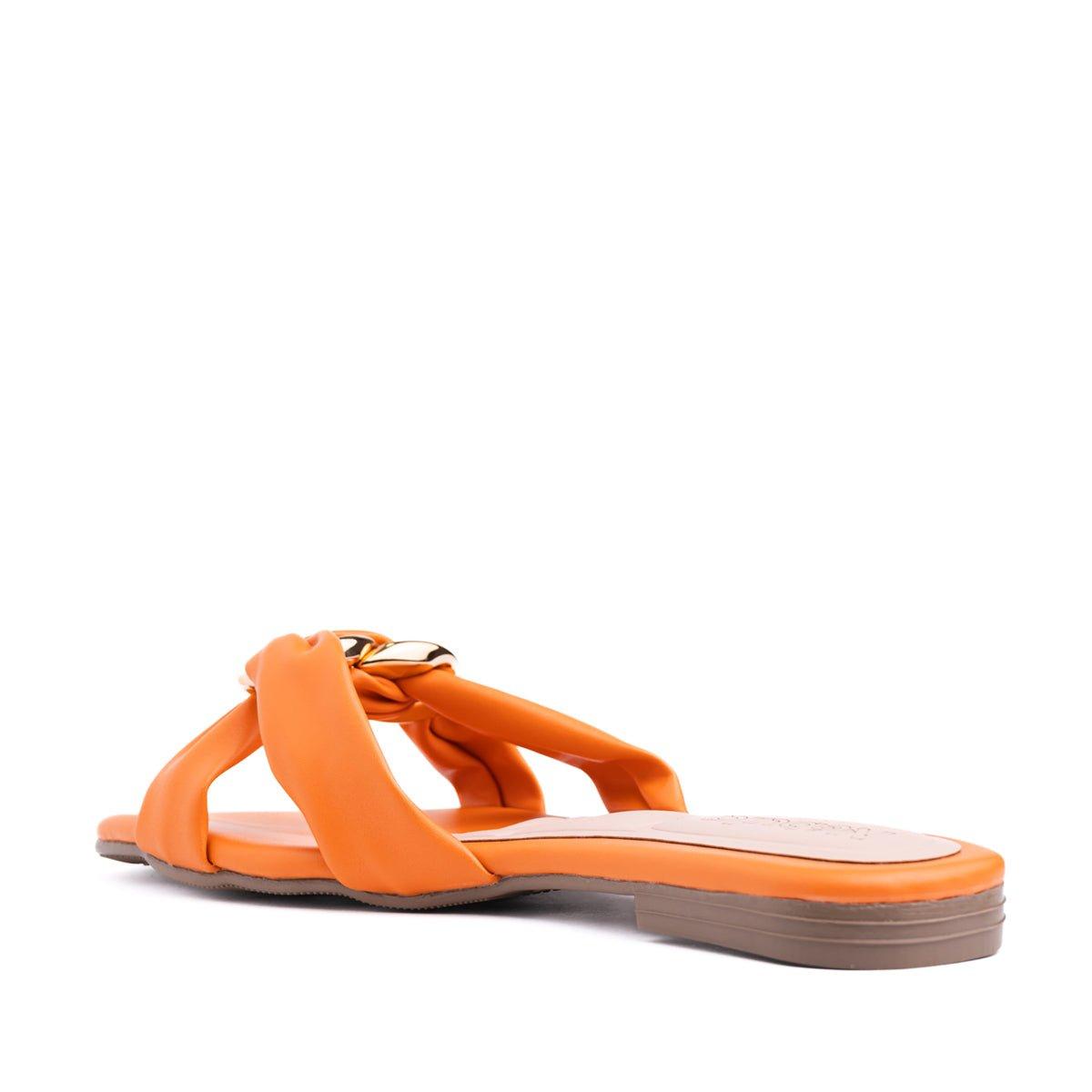 SANDALIAS CASUALES MUJER COSMINA ANARANJADO - 6