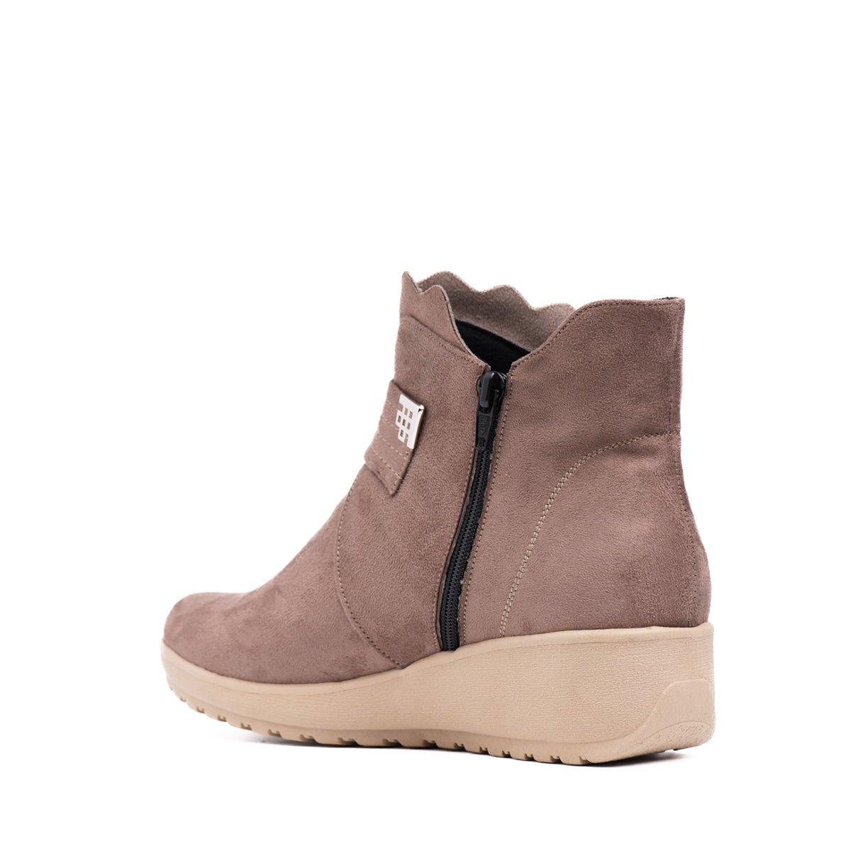 BOTINES MUJER ZURY TOPO - 6
