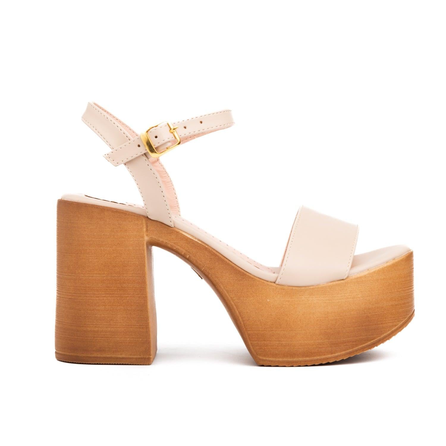 SANDALIAS MUJER BROOKLIN BEIGE - 2