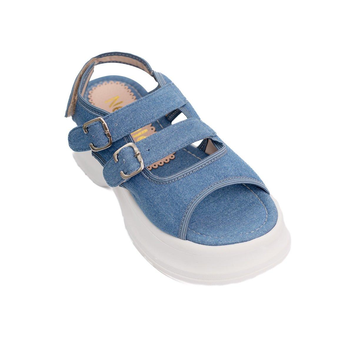 SANDALIAS CASUALES MUJER GORAN DENIM - 5