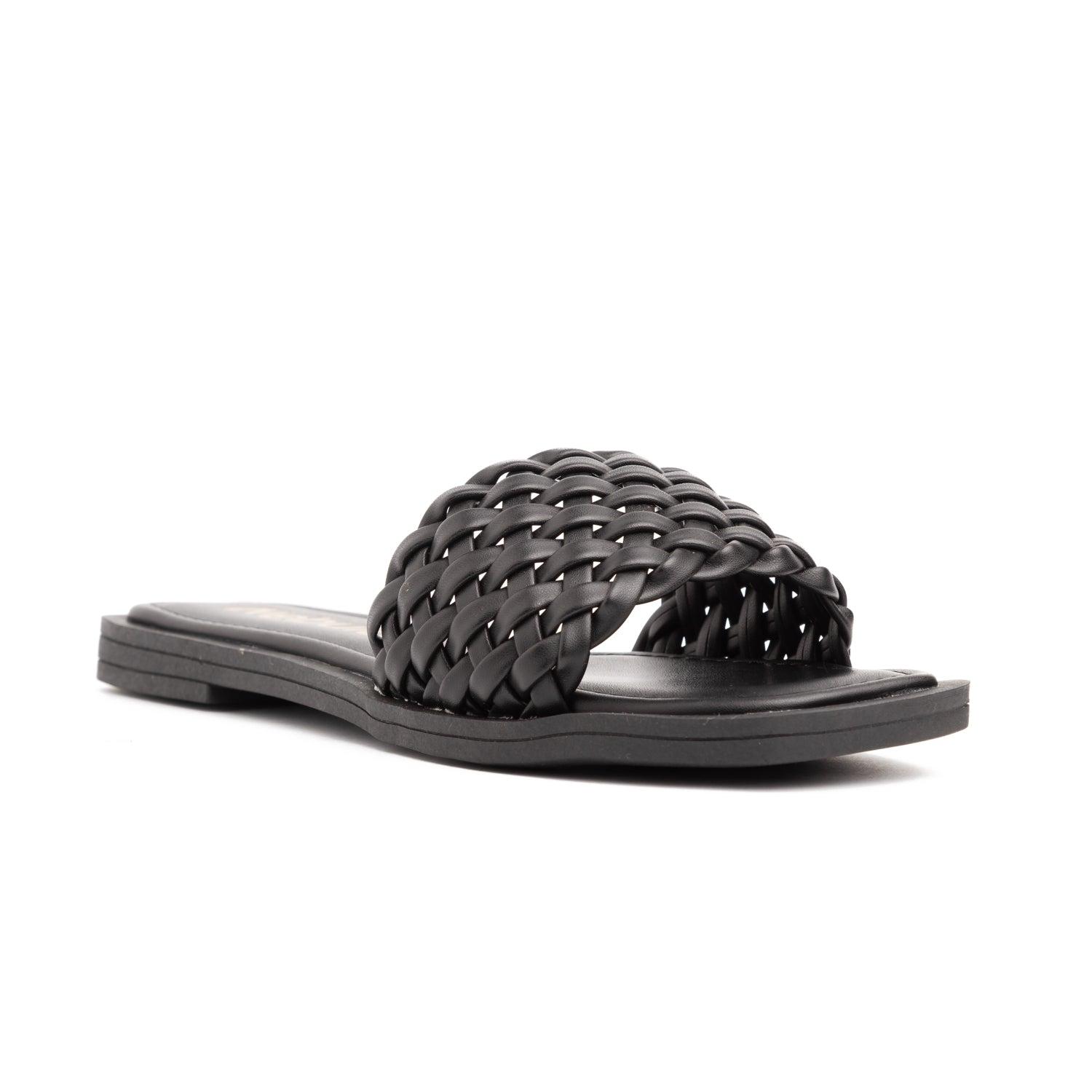 SANDALIAS CASUALES MUJER POYET NEGRO - 4