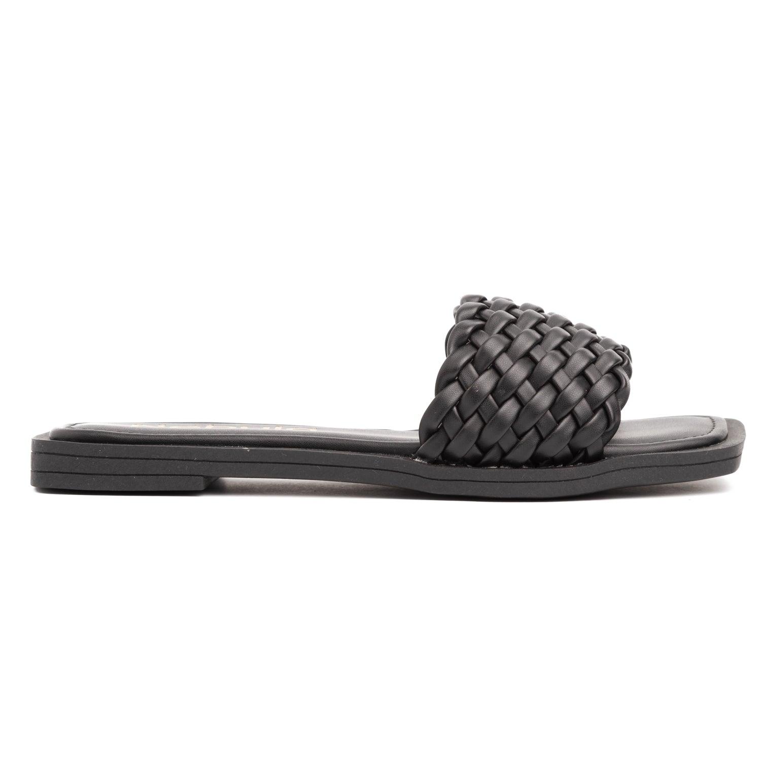 SANDALIAS CASUALES MUJER POYET NEGRO - 5