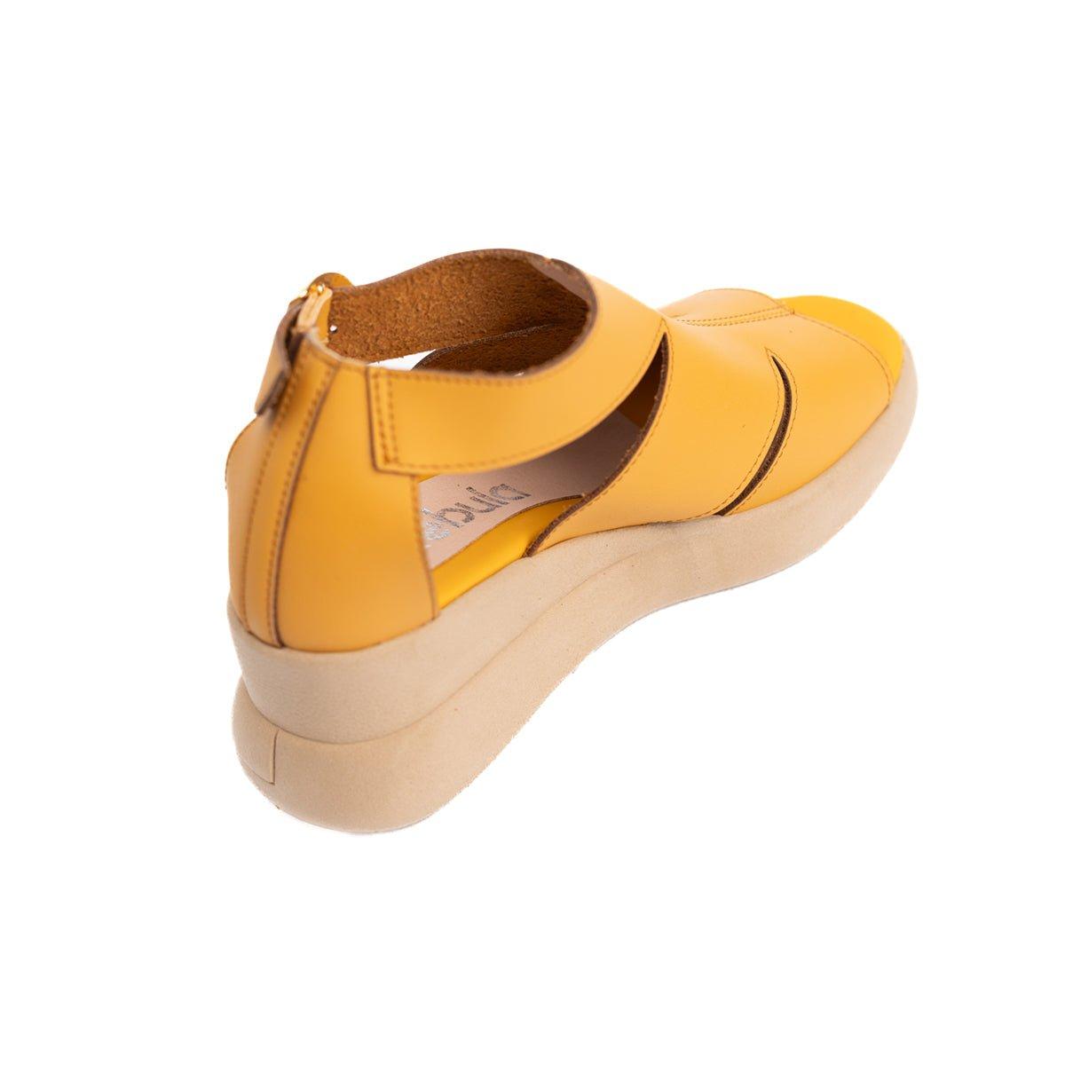 SANDALIAS CASUALES MUJER SQUILAZI MOSTAZA - 6