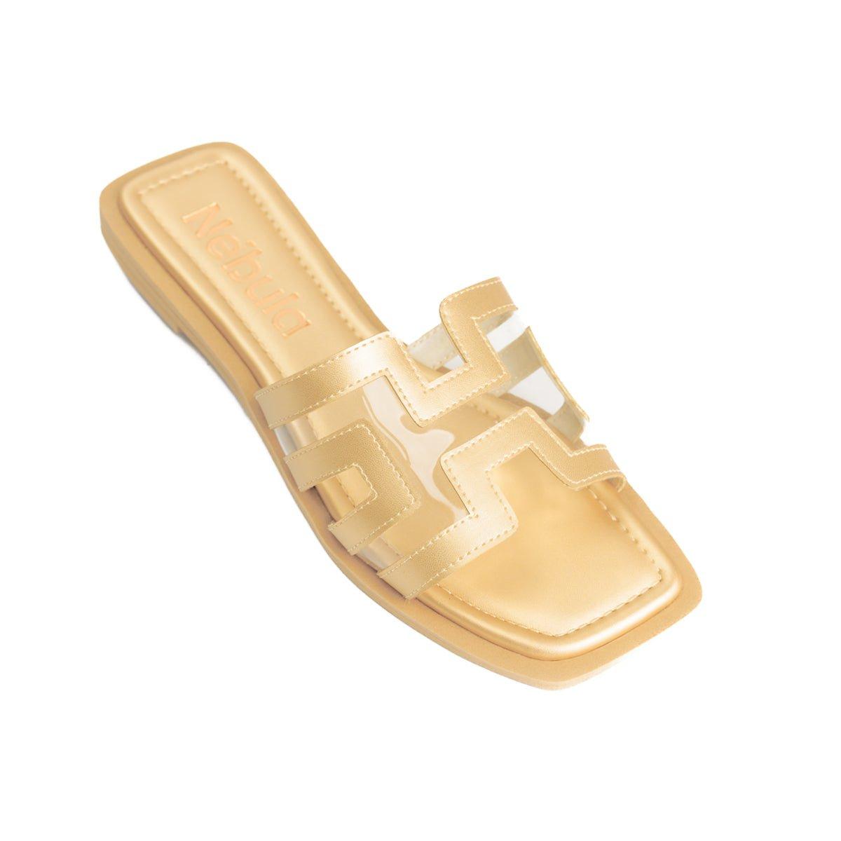 SANDALIAS CASUALES MUJER HORUS 2.0 DORADO - 6