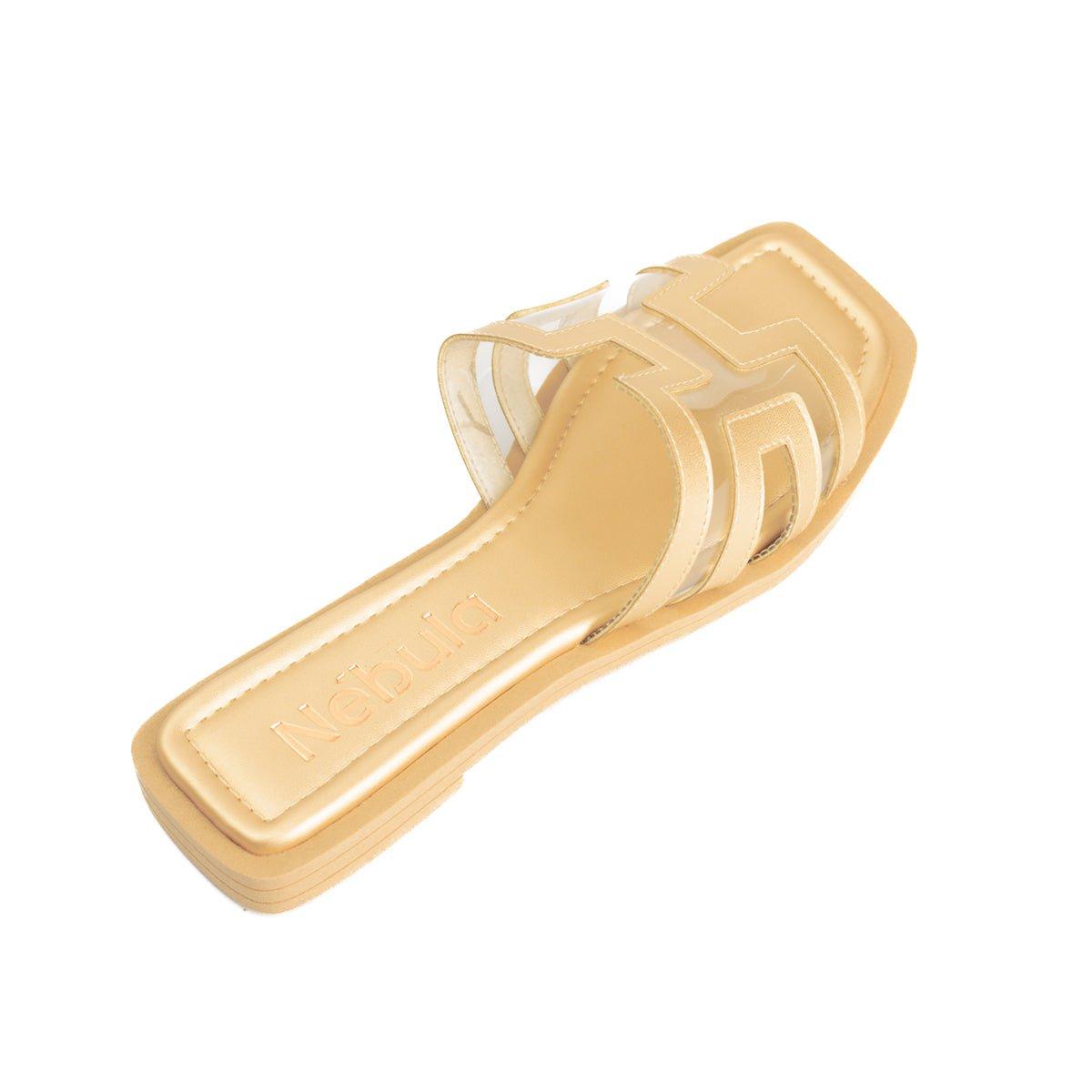 SANDALIAS CASUALES MUJER HORUS 2.0 DORADO - 7