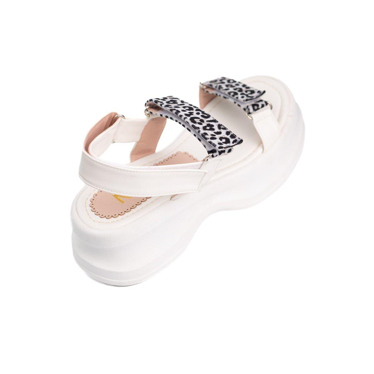 SANDALIAS CASUALES MUJER DUSA BLANCO - 6