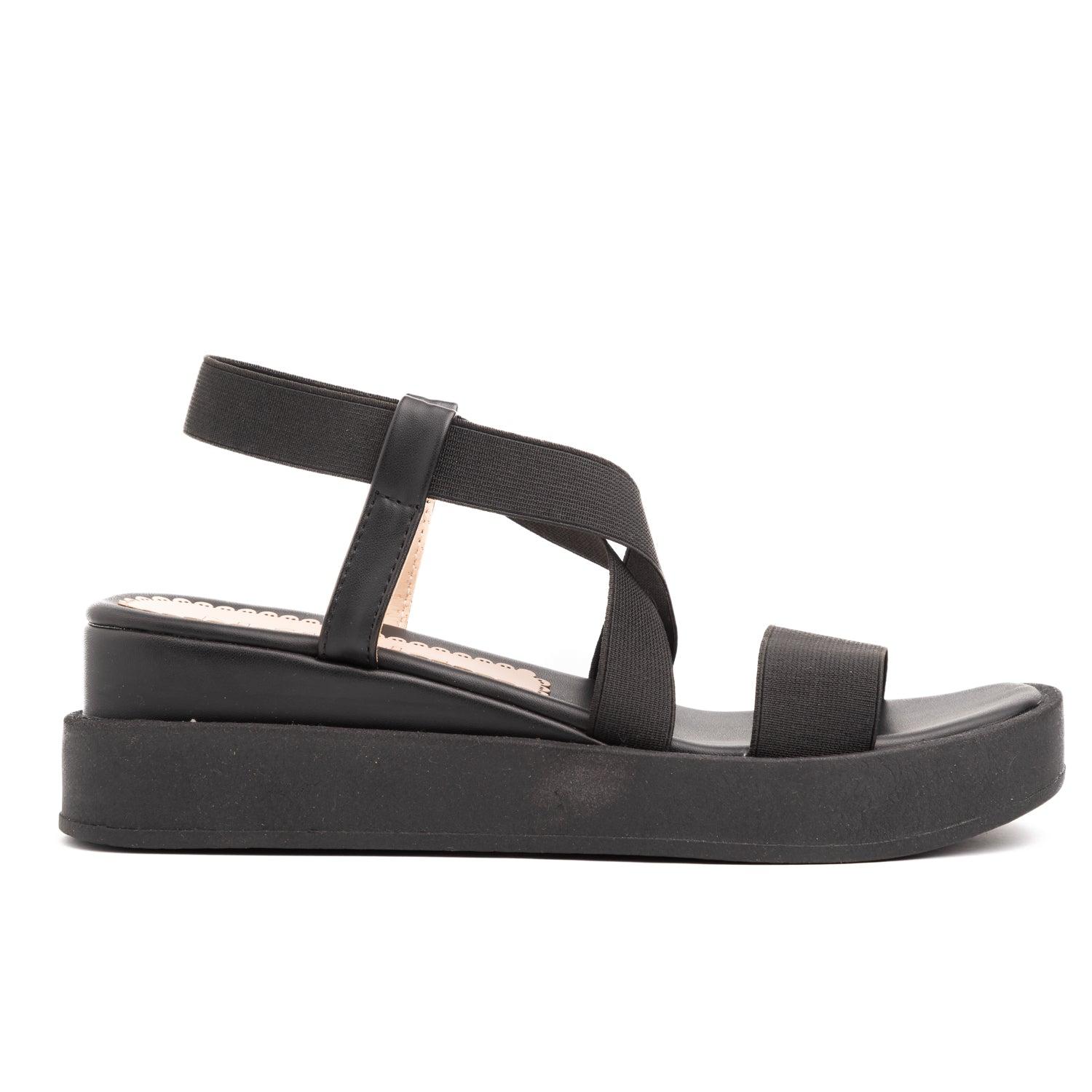 SANDALIAS CASUALES MUJER BEAUTY NEGRO - 5