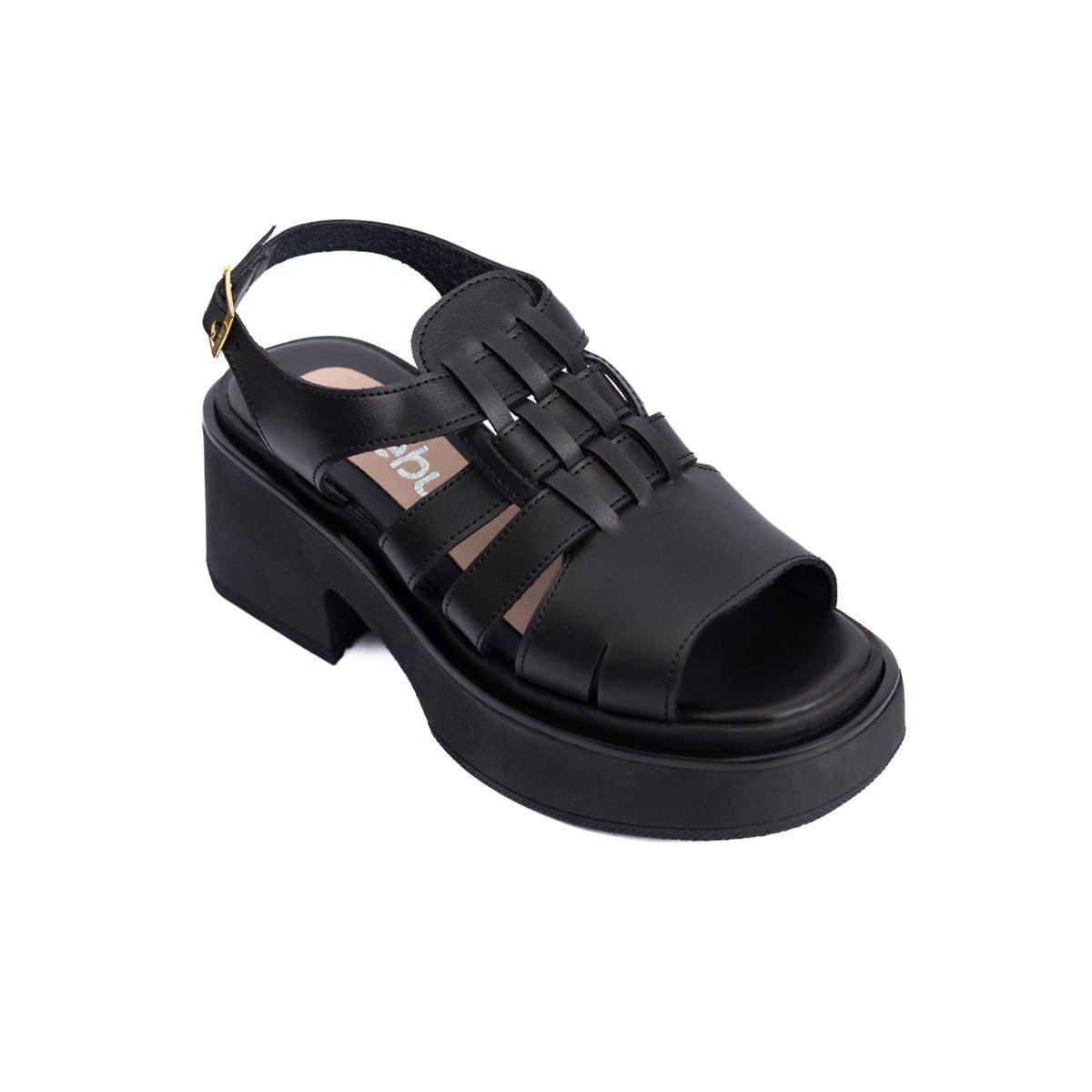 SANDALIAS CASUALES MUJER CANDIA NEGRO - 5