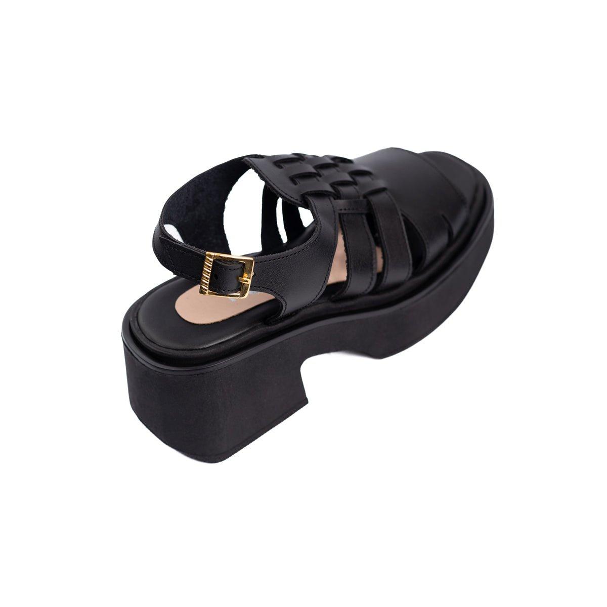 SANDALIAS CASUALES MUJER CANDIA NEGRO - 6