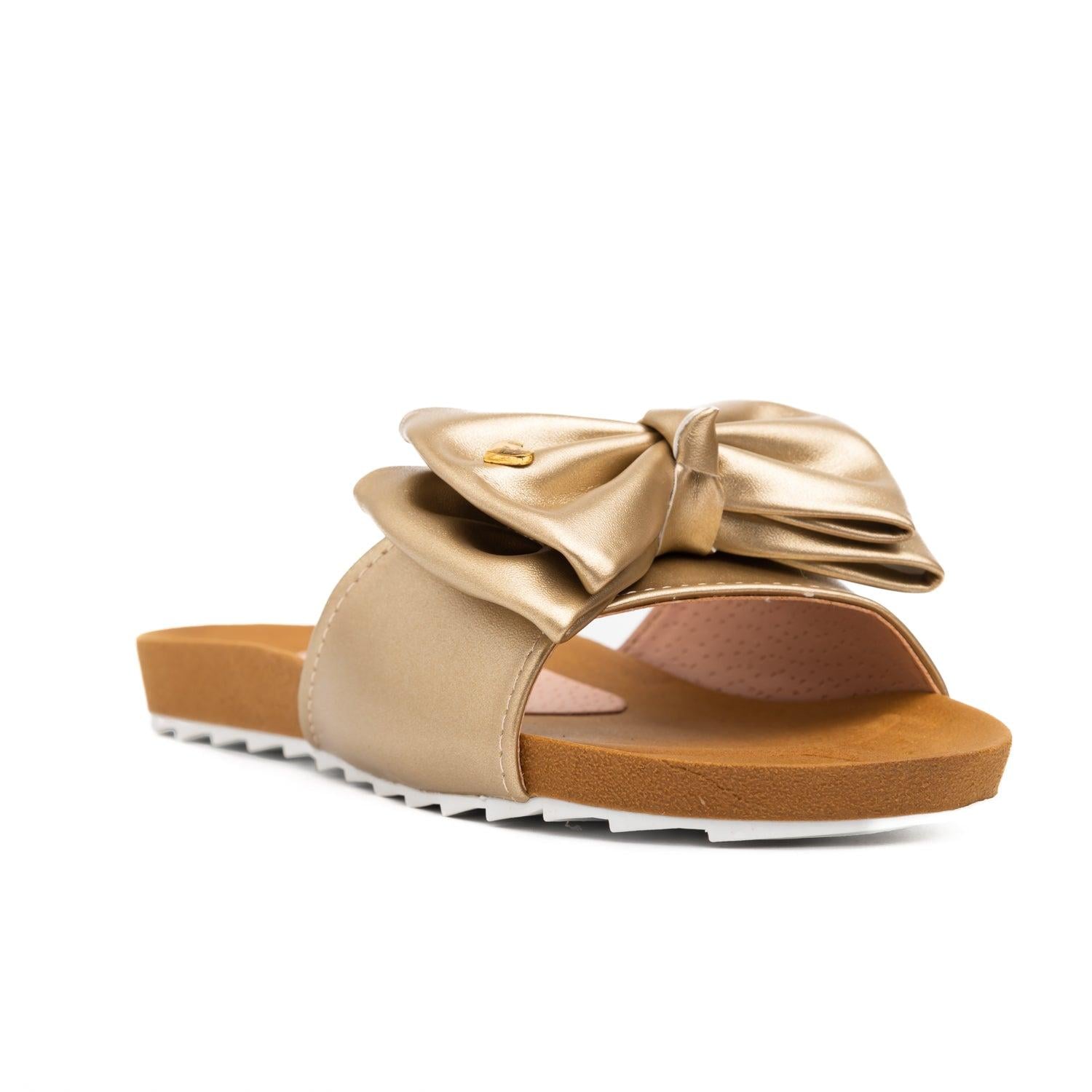 SANDALIAS CASUALES MUJER MINNA DORADO - 3