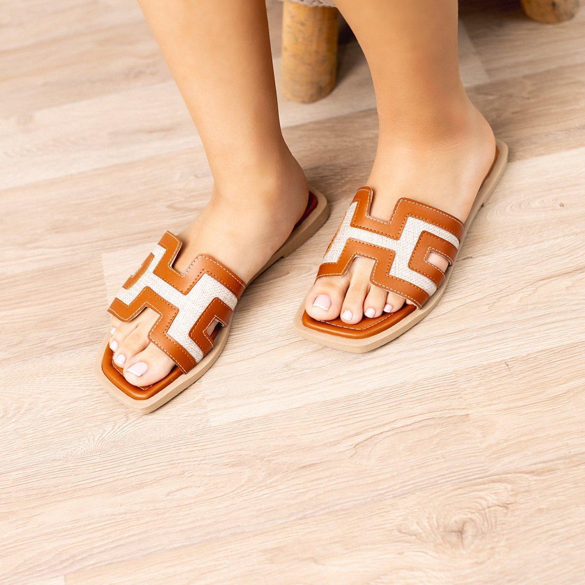 SANDALIAS CASUALES MUJER HORUS 3.0 CAMEL - 1