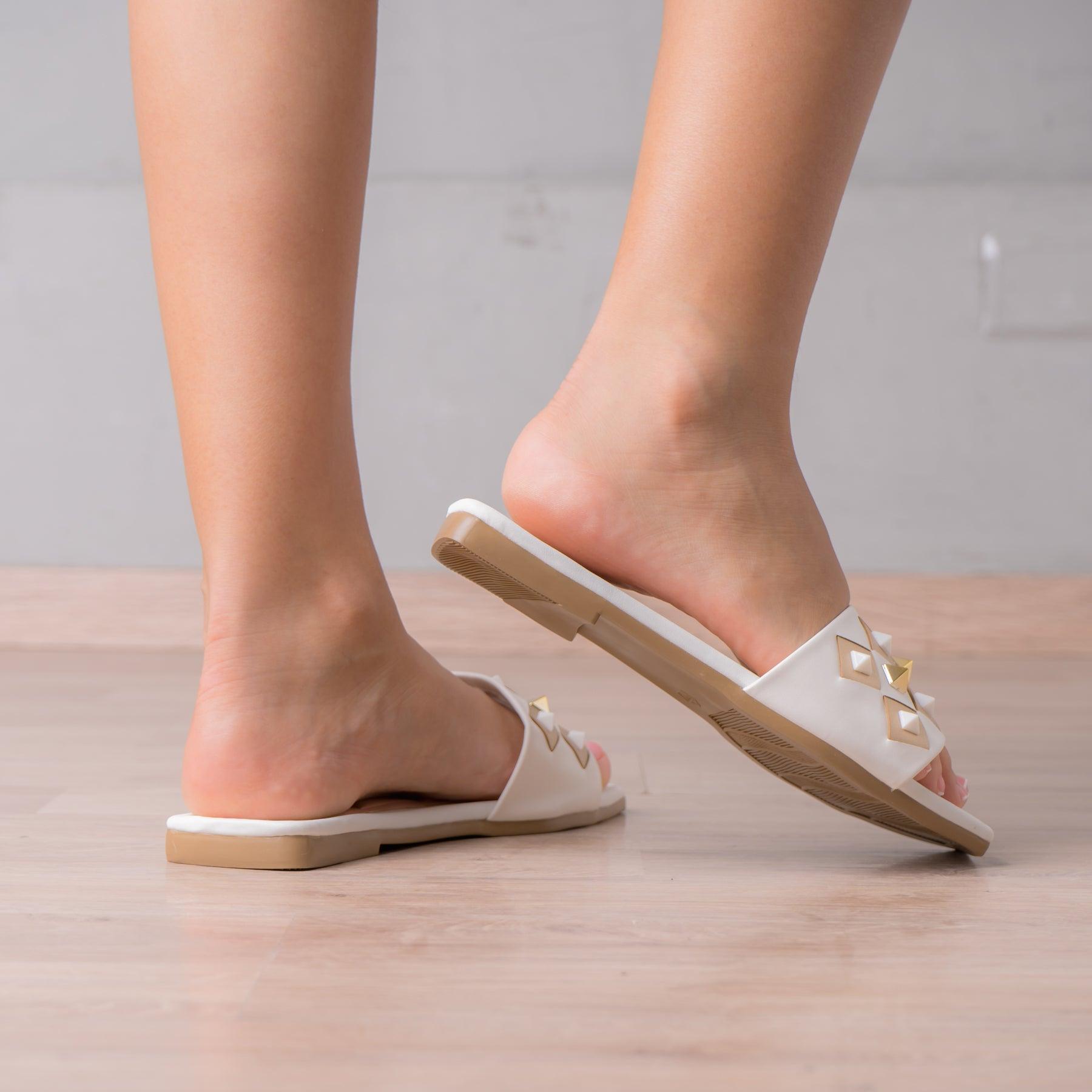 SANDALIAS CASUALES MUJER IVANTIE BLANCO - 3