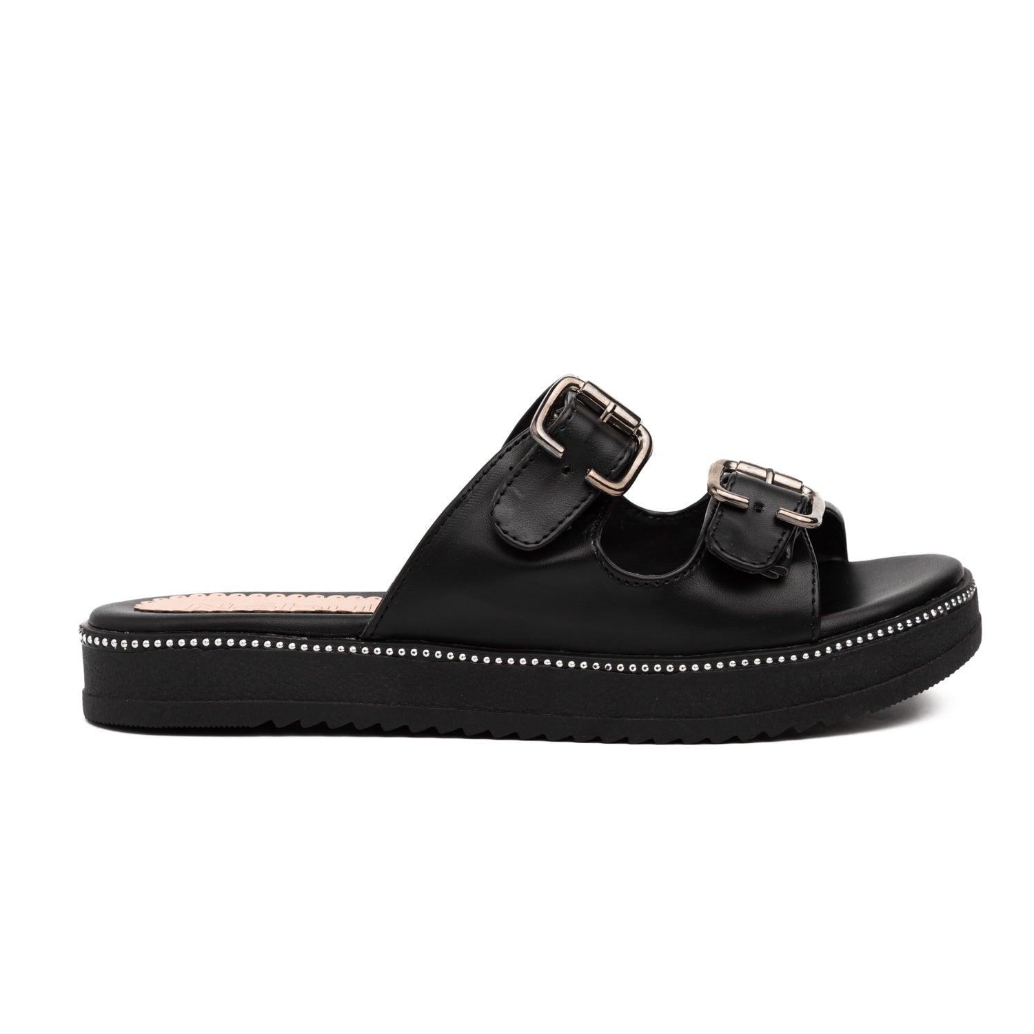 SANDALIAS CASUALES MUJER SUN NEGRO - 2