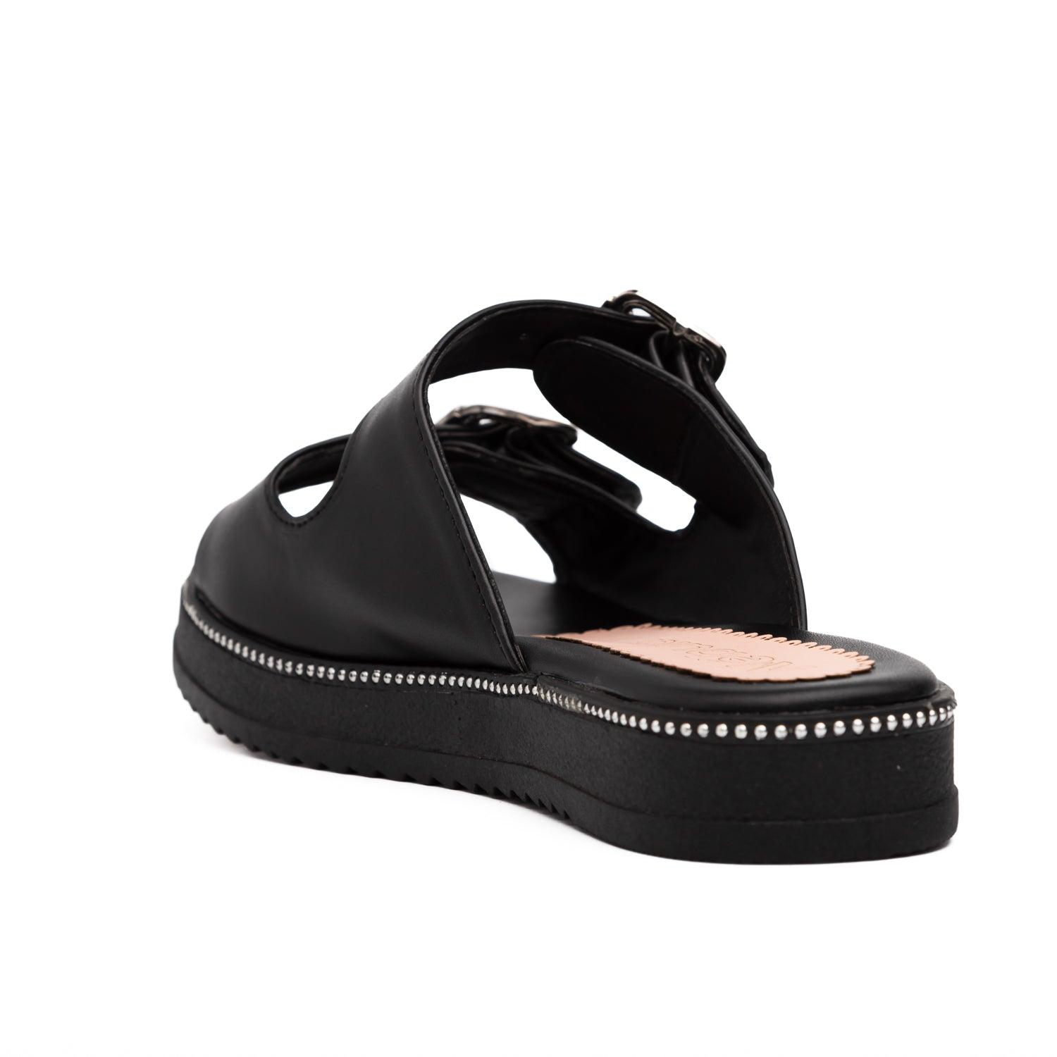 SANDALIAS CASUALES MUJER SUN NEGRO - 4