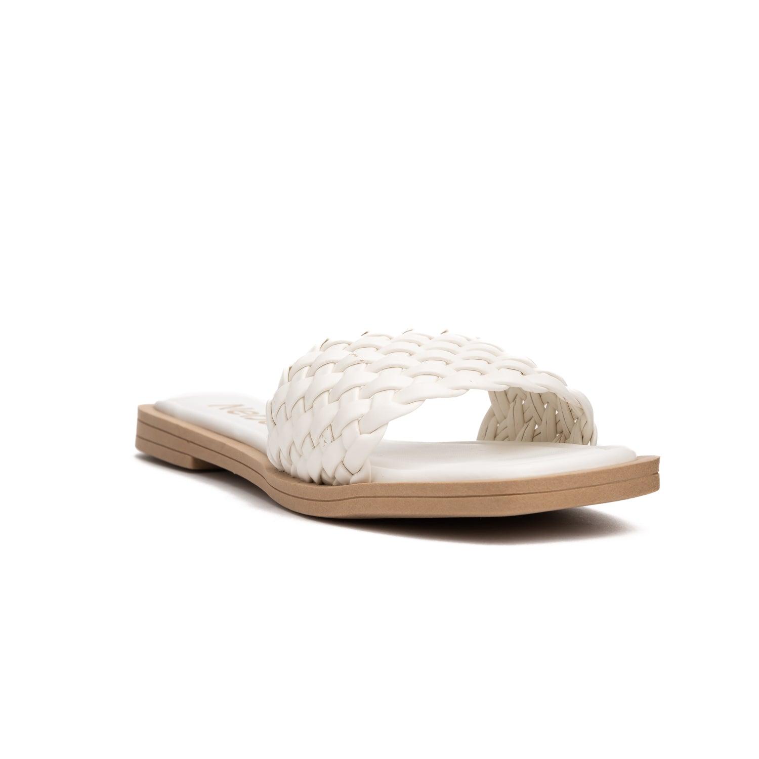 SANDALIAS CASUALES MUJER POYET BLANCO - 5