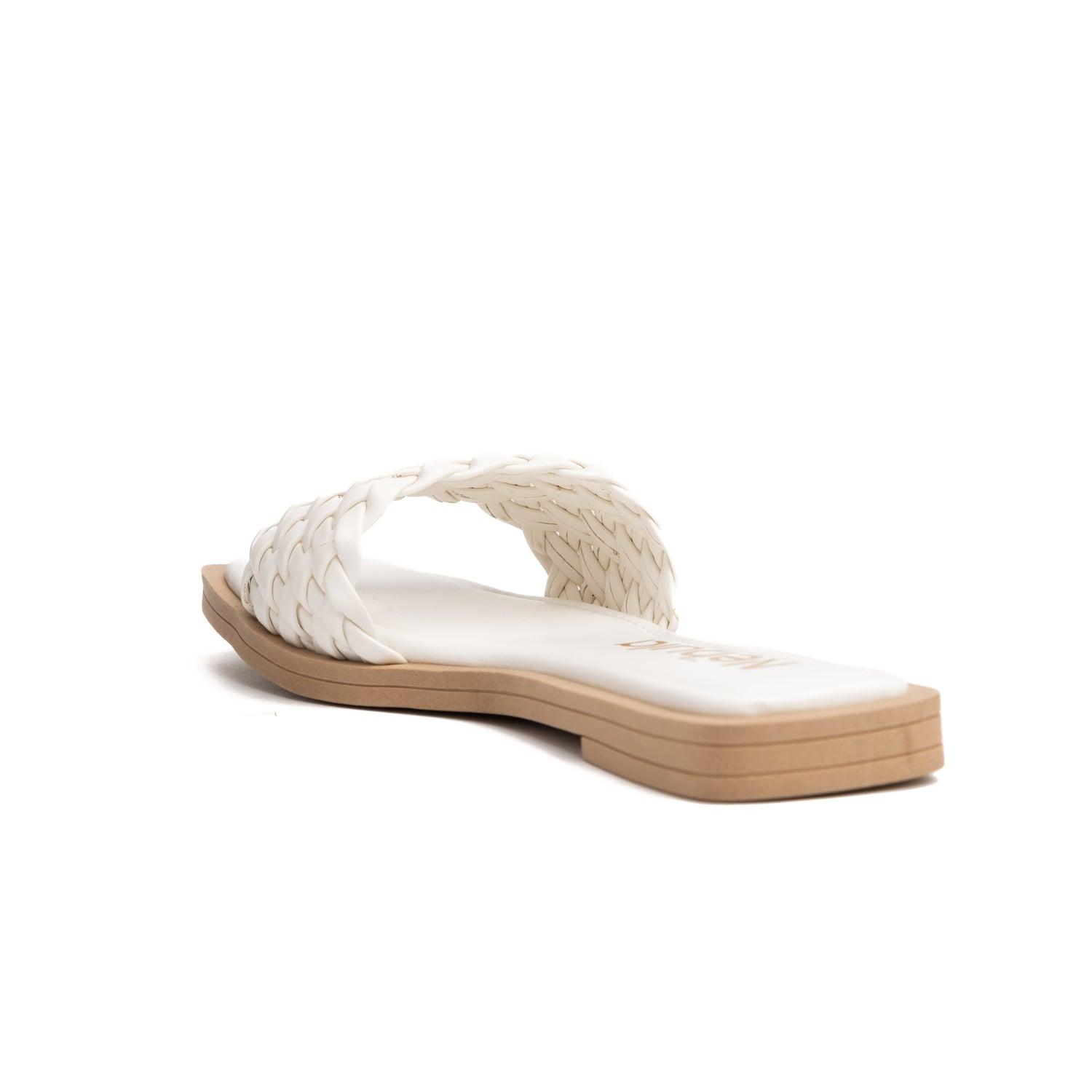SANDALIAS CASUALES MUJER POYET BLANCO - 6