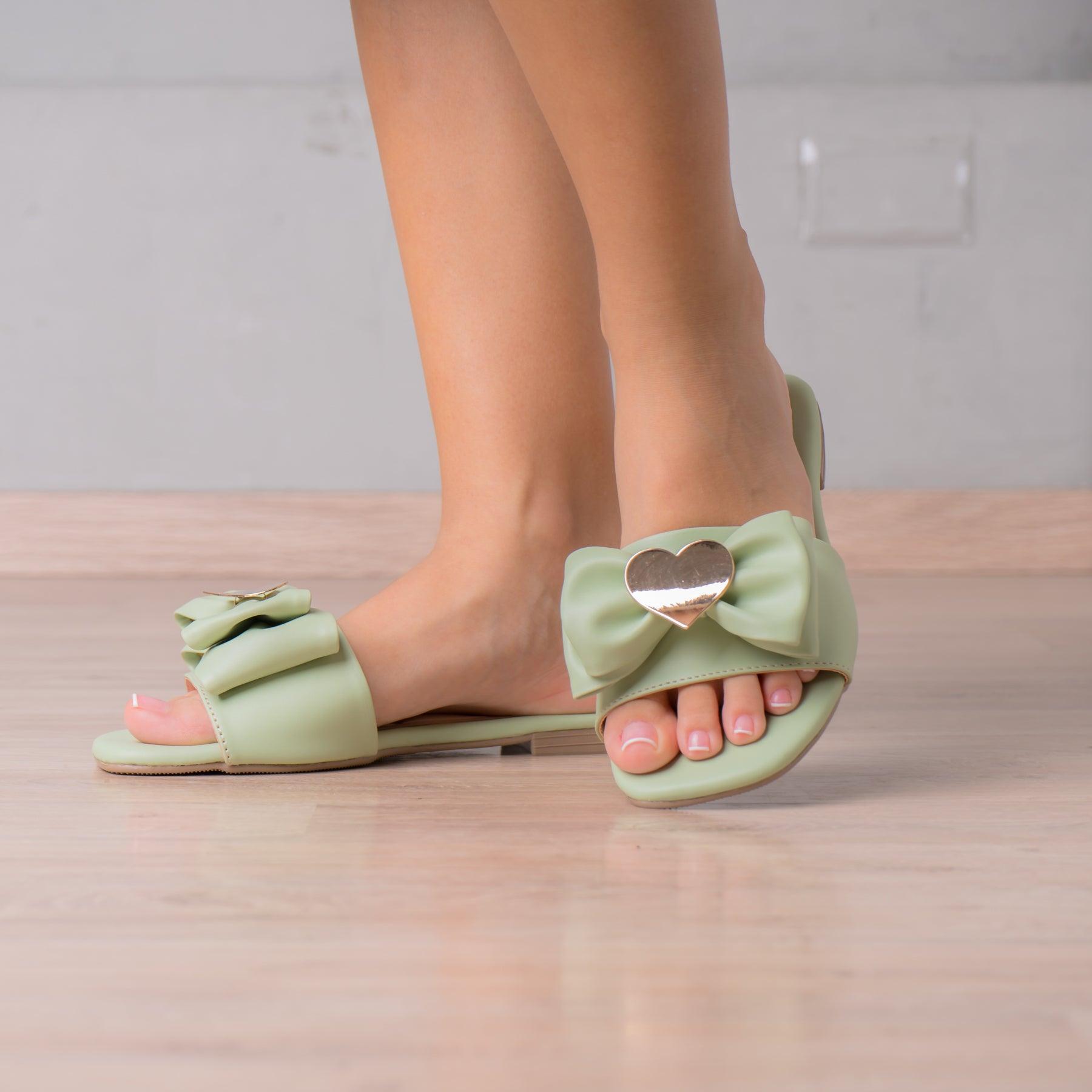 SANDALIAS CASUALES MUJER ANCA VERDE - 1