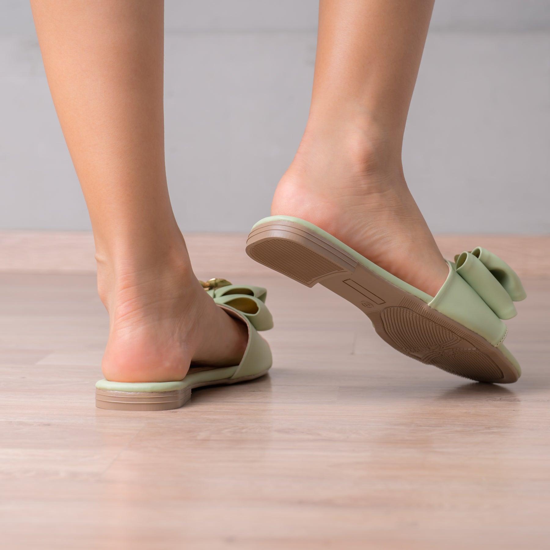 SANDALIAS CASUALES MUJER ANCA VERDE - 3