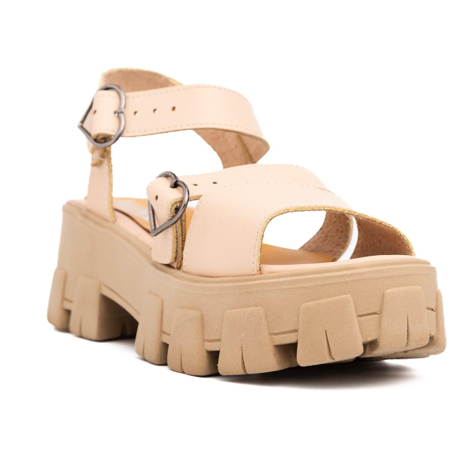 SANDALIAS CASUALES MUJER LANNION BEIGE - 3
