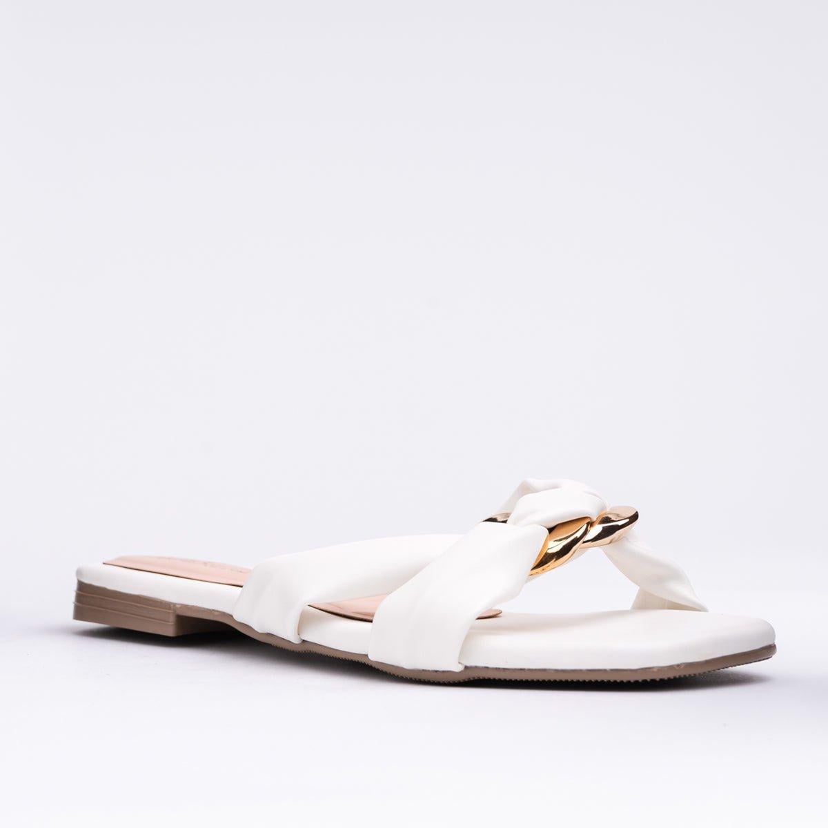 SANDALIAS CASUALES MUJER COSMINA BLANCO - 5