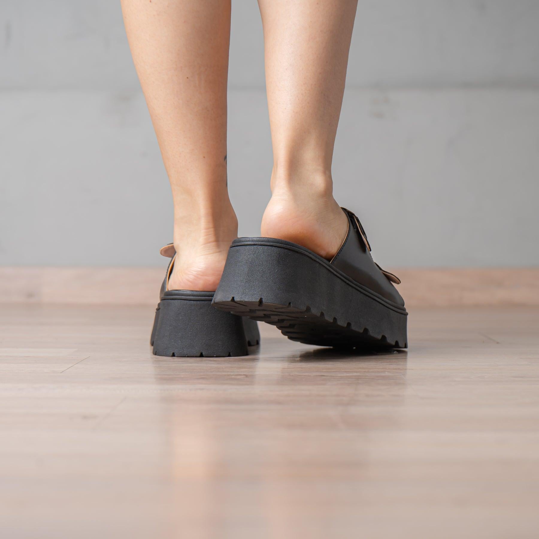 SANDALIAS CASUALES MUJER JOVINAH NEGRO - 3