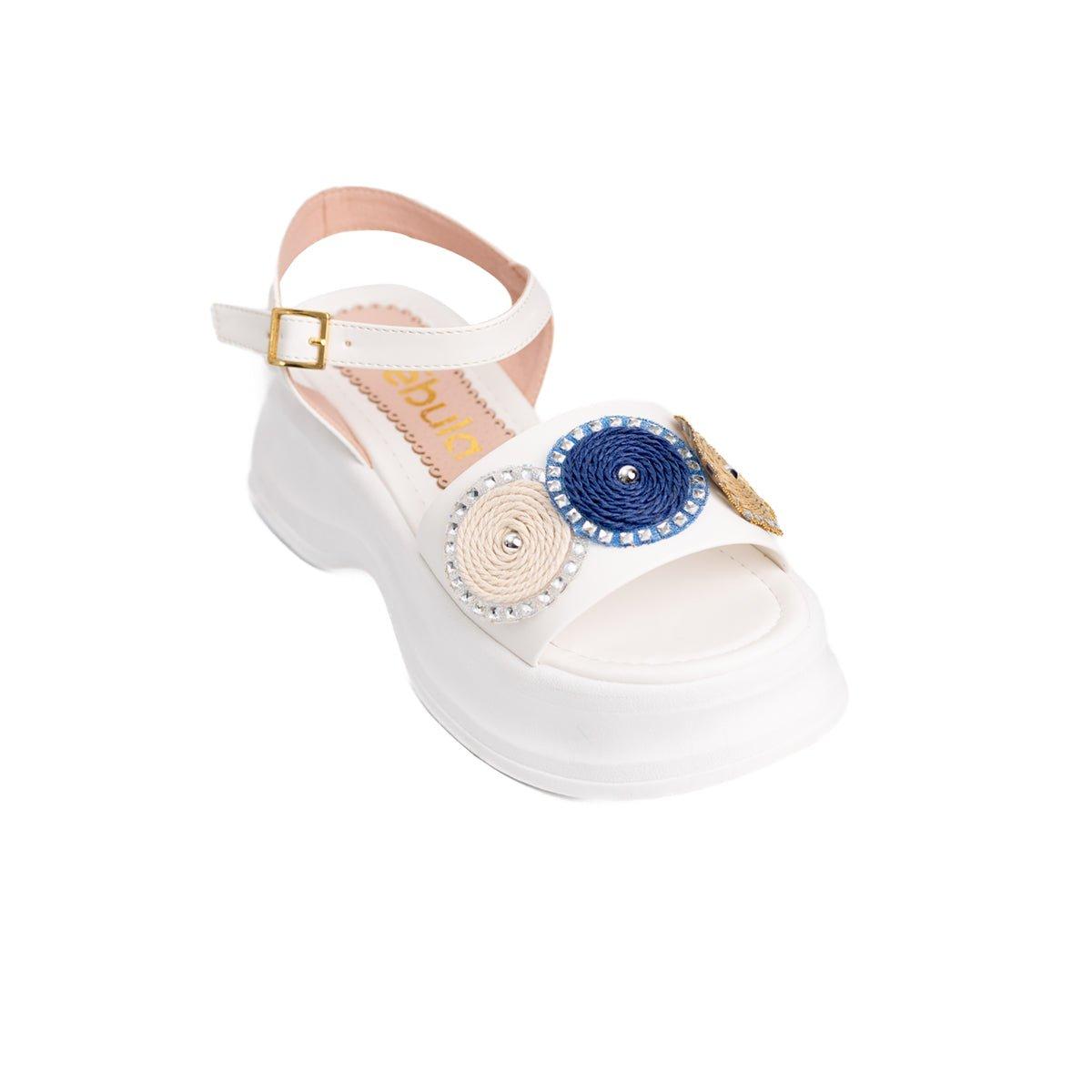 SANDALIAS CASUALES MUJER SNEZANA BLANCO - 5