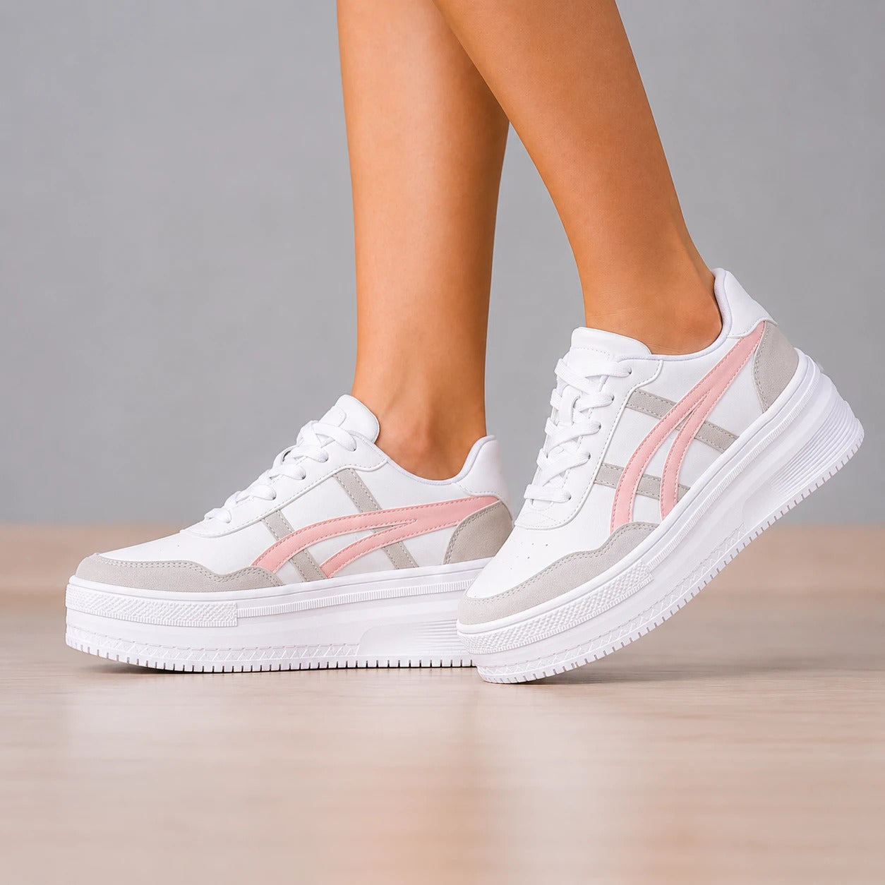 ZAPATILLAS URBANAS MUJER NAMUR ROSADO - 1