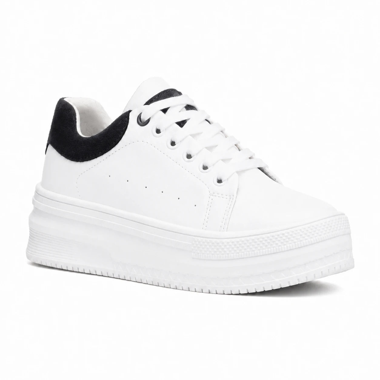 ZAPATILLAS URBANAS MUJER BAREIN BLANCO CON NEGRO - 4