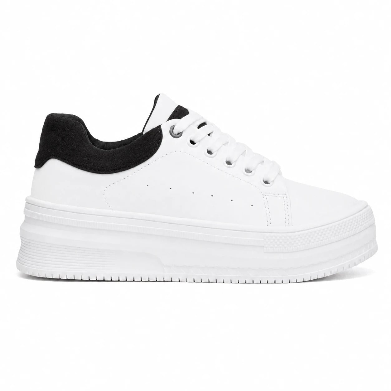 ZAPATILLAS URBANAS MUJER BAREIN BLANCO CON NEGRO - 5