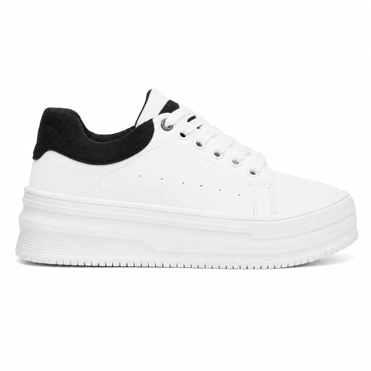ZAPATILLAS URBANAS MUJER BAREIN BLANCO CON NEGRO - 5