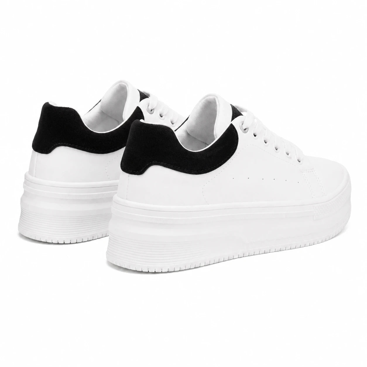 ZAPATILLAS URBANAS MUJER BAREIN BLANCO CON NEGRO - 6