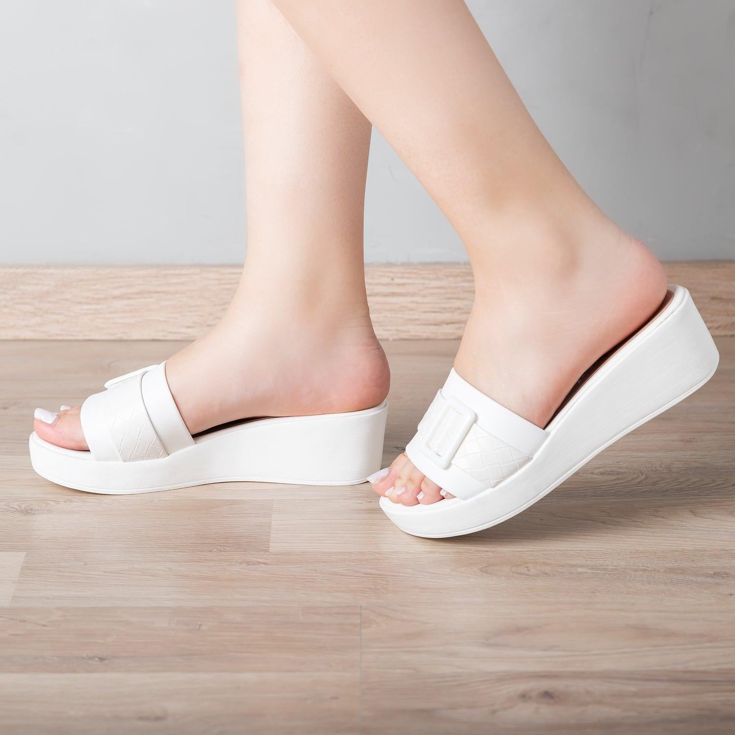 SANDALIAS CASUALES MUJER AHRI BLANCO - 1