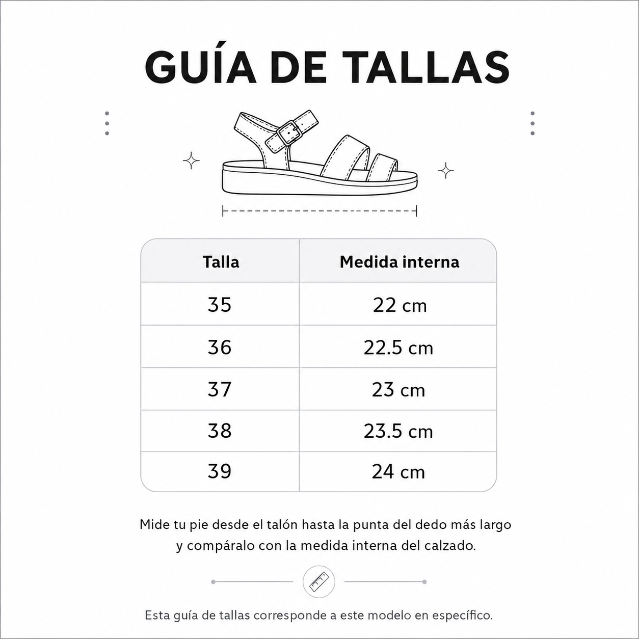 SANDALIAS CASUALES MUJER AHRI BLANCO - 7
