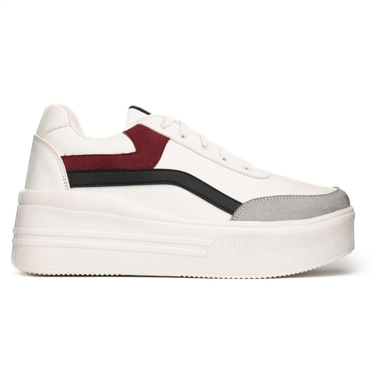 ZAPATILLAS URBANAS MUJER LOOP GUINDA - 4